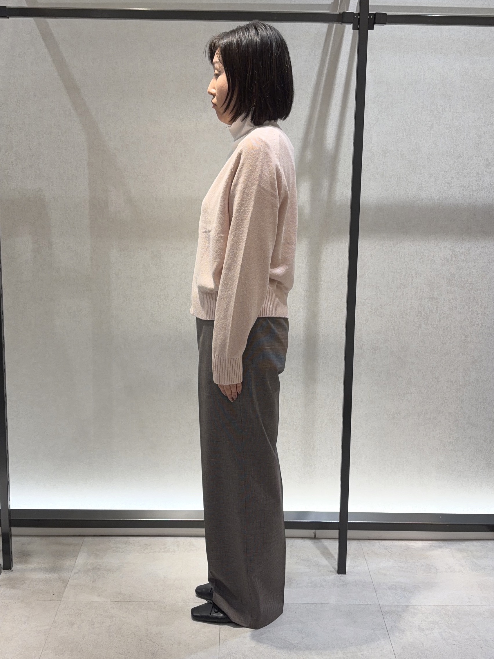 わたなべさんの「UNTITLED｜【アンサンブル可/秋羽織り】杢調ジップカーディガン」を使ったコーディネート