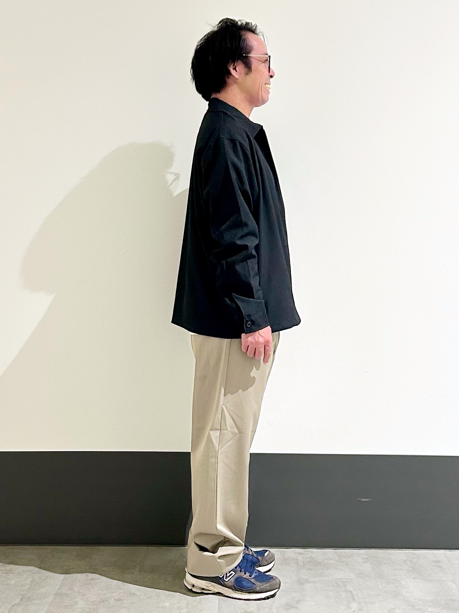 KENJI Iさんの「THE SHOP TK｜【セットアップ可／洗濯機OK】ウールライクジップブルゾン」を使ったコーディネート