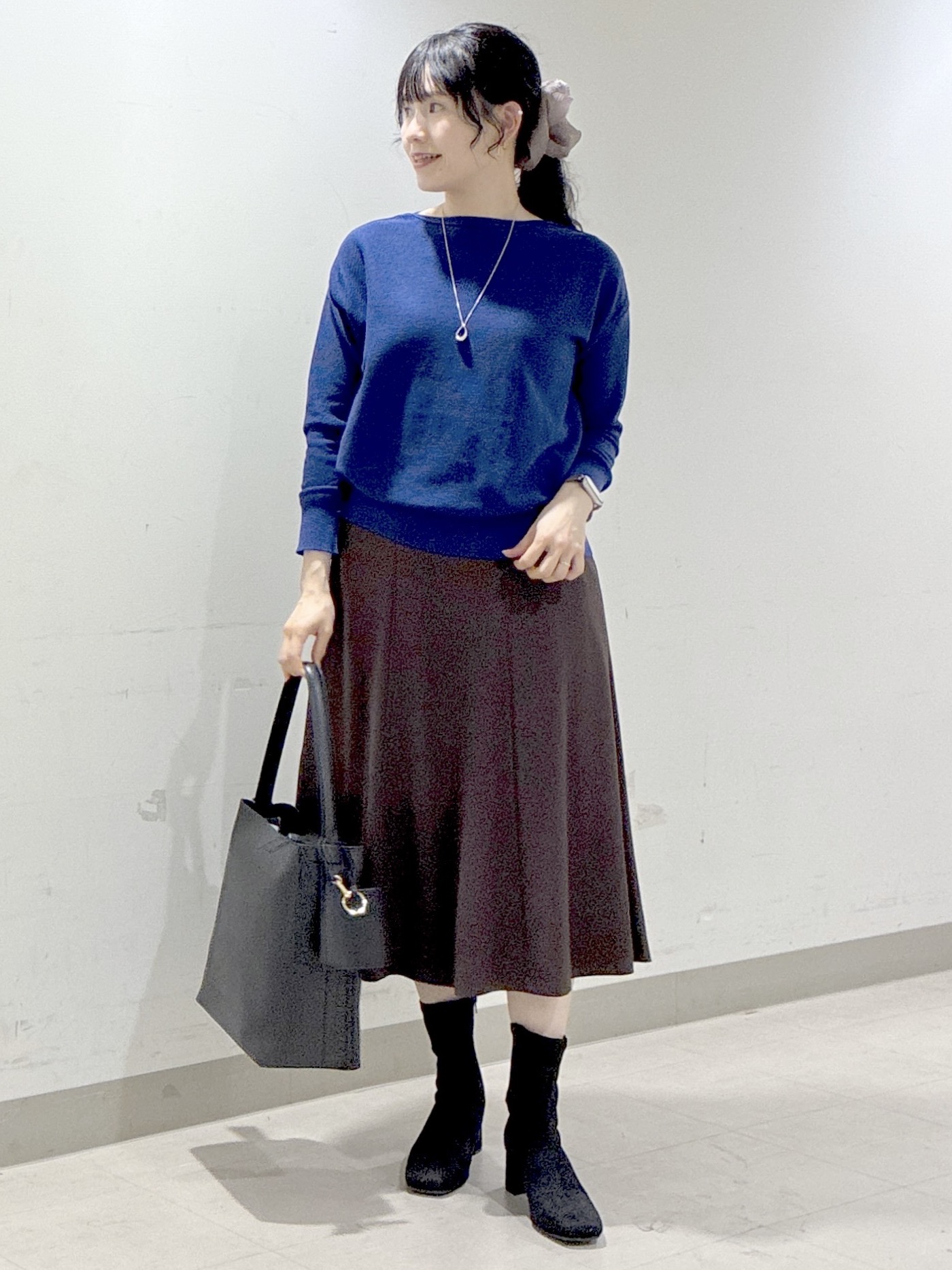  beni_gingerさんの「Reflect｜ボートネックニットトップス」を使ったコーディネート