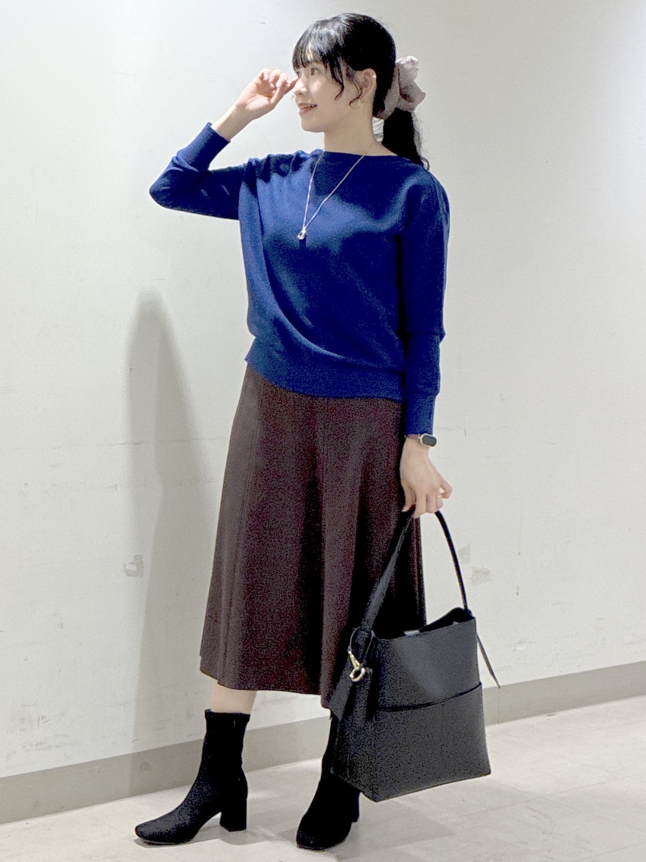 beni_gingerさんの「Reflect｜ボートネックニットトップス」を使ったコーディネート