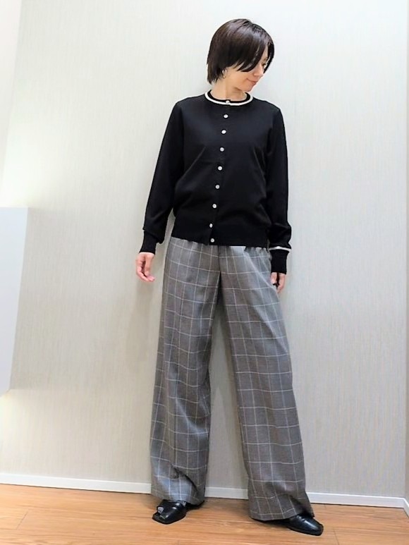 ミズタさんの「UNTITLED｜【アンサンブル可能/秋羽織り】コンパクトニットカーディガン」を使ったコーディネート