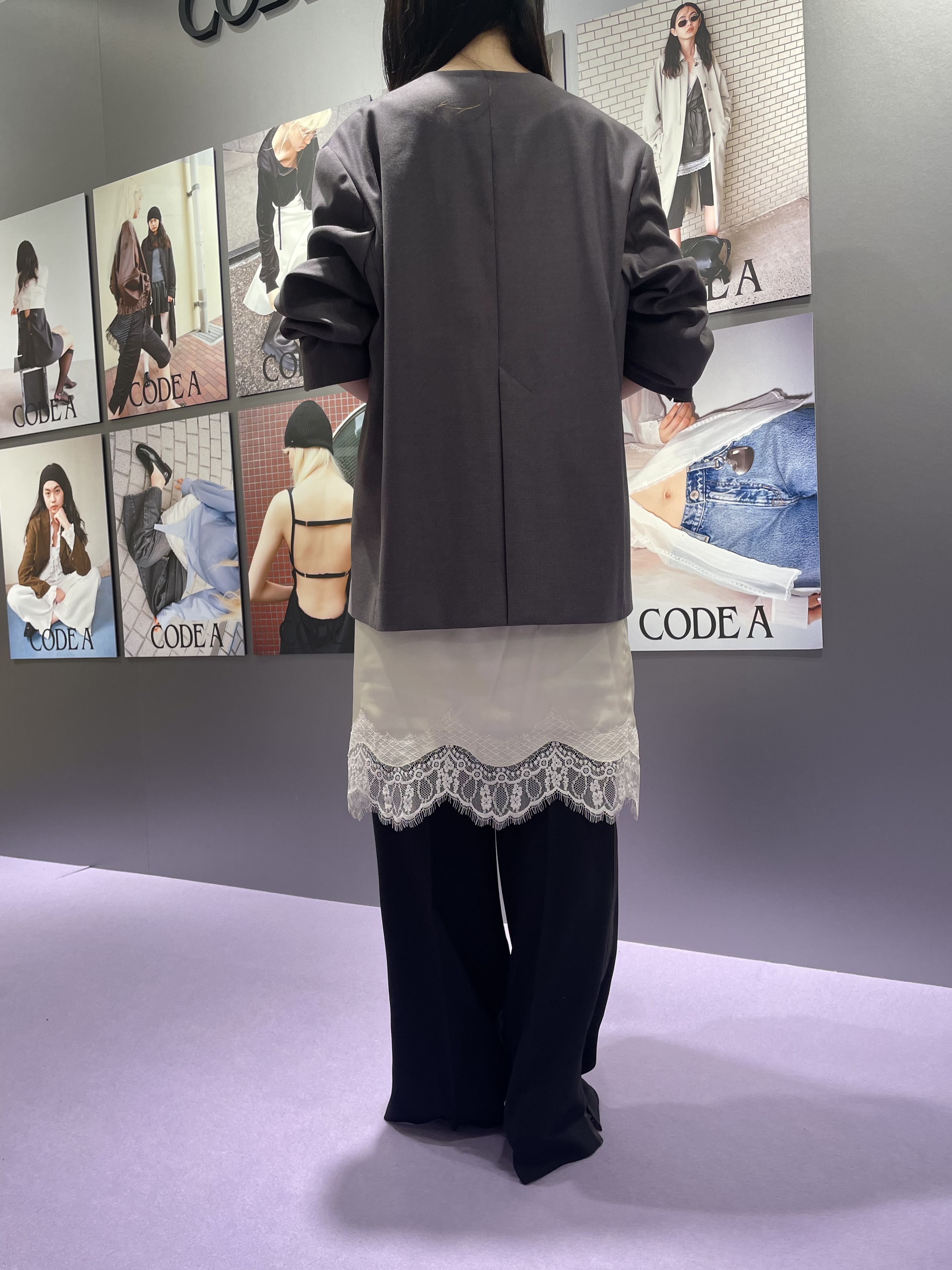 丸山加奈子さんの「CODE A｜soft relaxed hook jacket」を使ったコーディネート