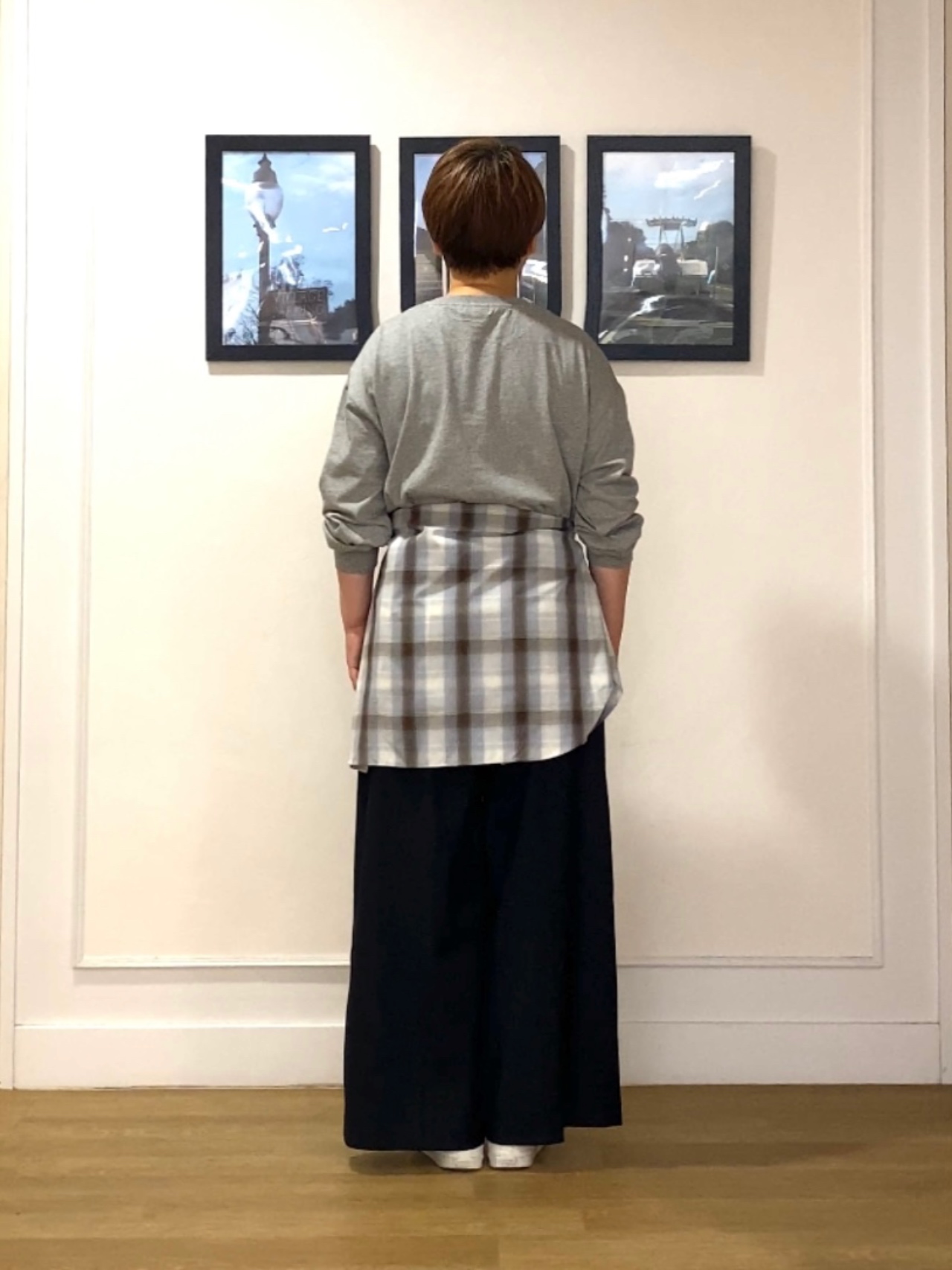 Hiroさんの「Dessin｜【洗える】オーガニックコットン ロングスリーブTシャツ」を使ったコーディネート