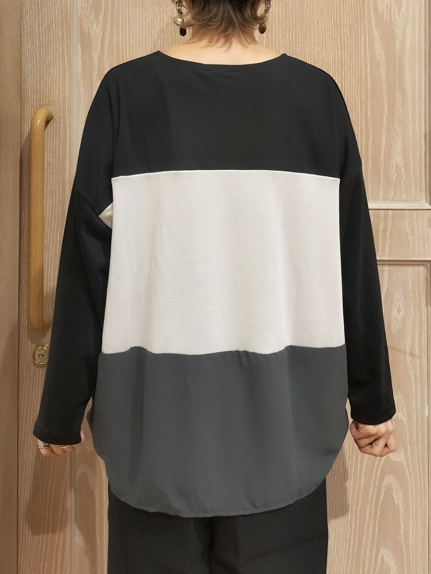 YUKIさんの「SHOO･LA･RUE｜【S-LL/洗濯機可】三段切り替え 長袖トップス」を使ったコーディネート