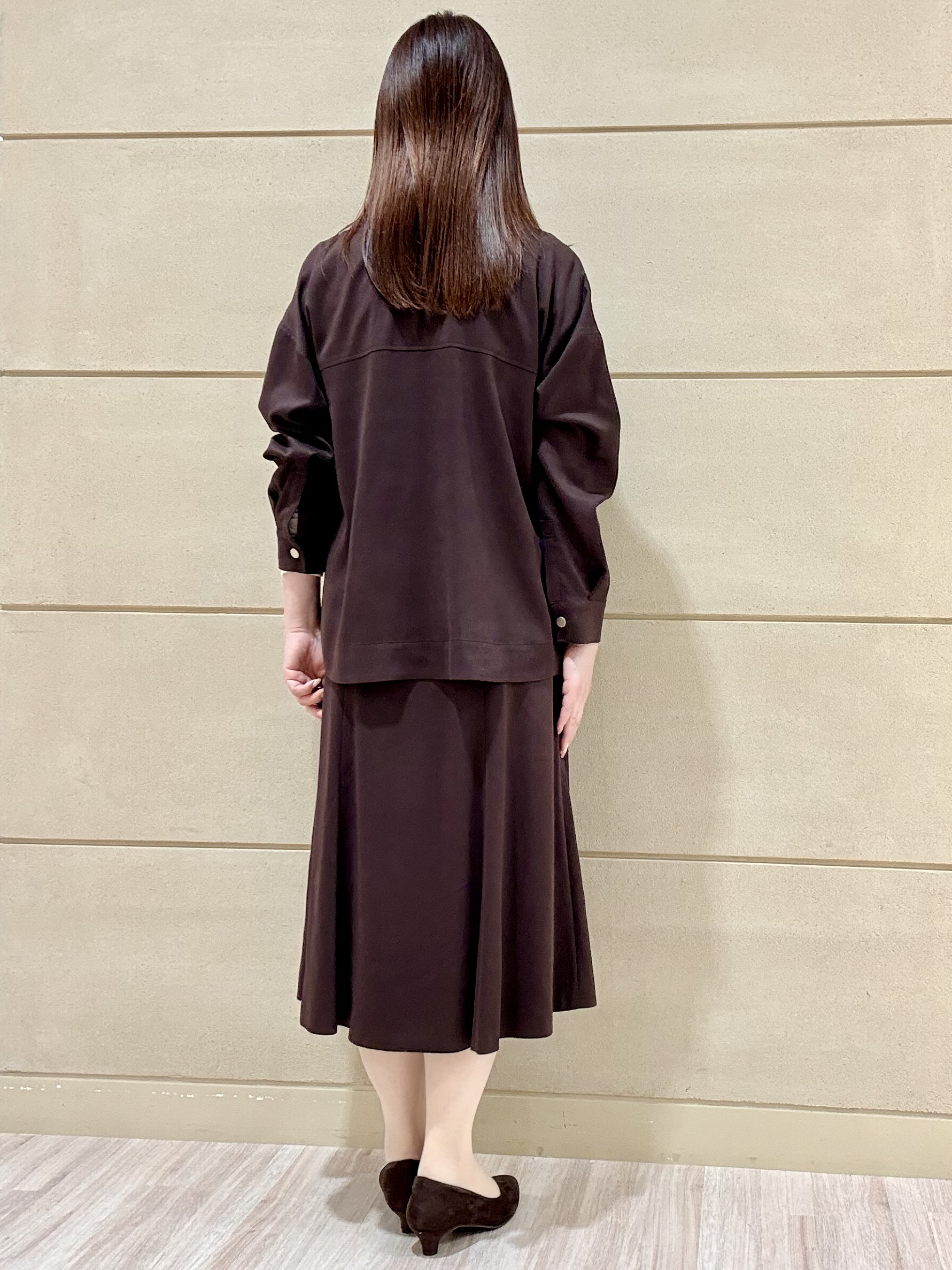 Marさんの「Reflect｜【羽織◎】スエード調シャツ」を使ったコーディネート