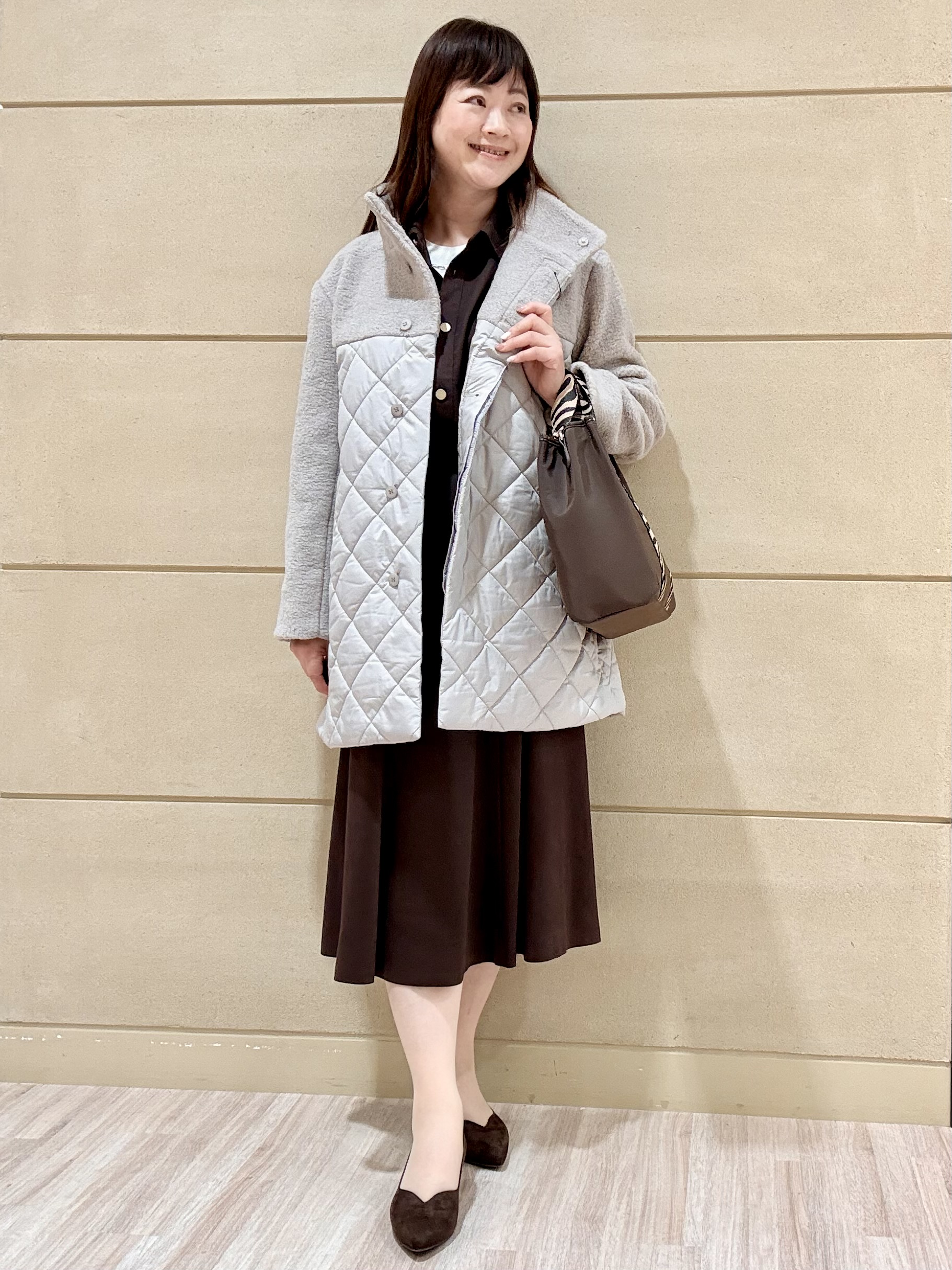 Marさんの「Reflect｜【羽織◎】スエード調シャツ」を使ったコーディネート