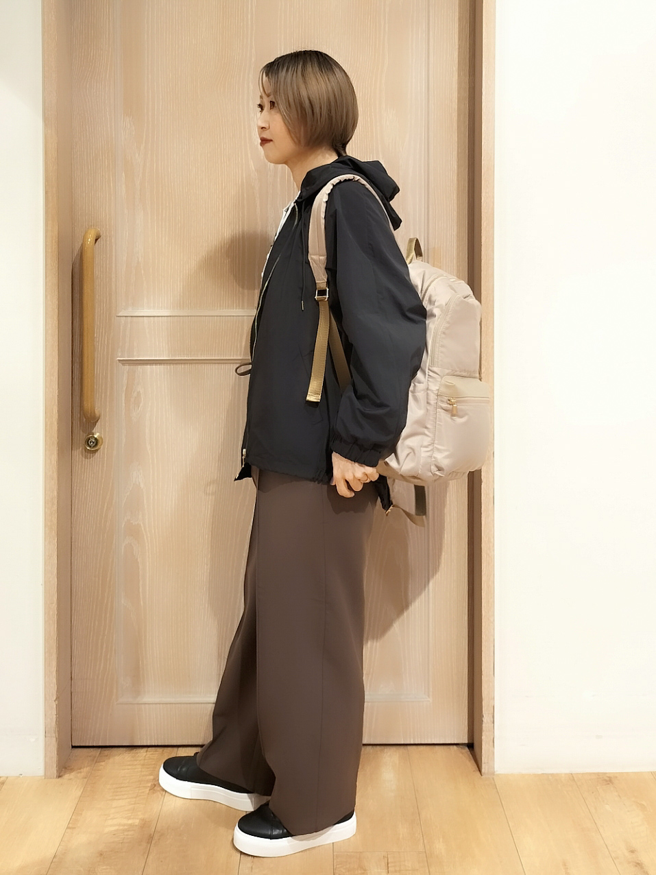 YUKIさんの「SHOO･LA･RUE｜【S-LL/撥水】ゴールドパーツで女性らしく ギャザーブルゾン」を使ったコーディネート