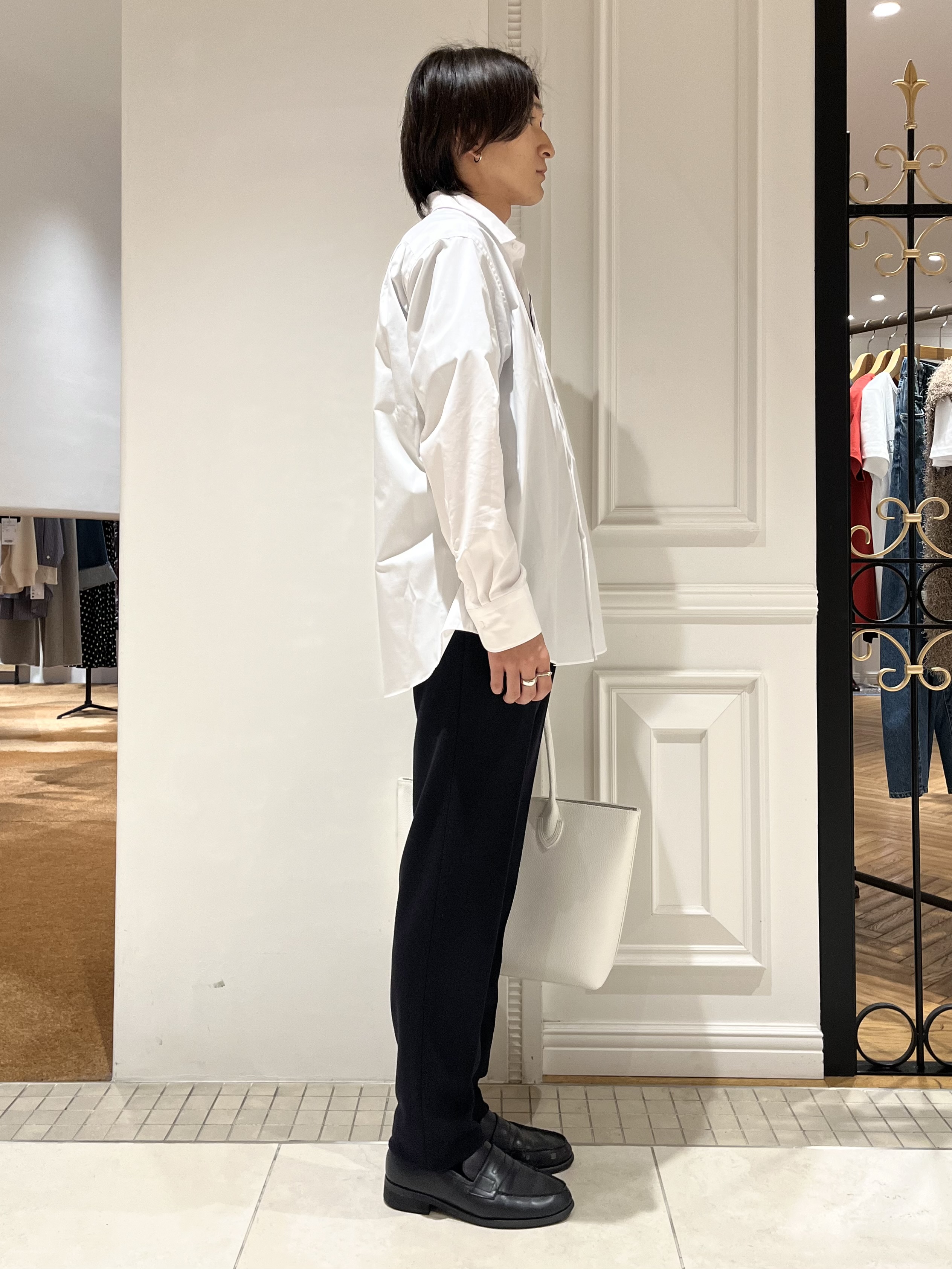 Watanabeさんの「DRESSTERIOR｜【干場義雅&times;MOVB&times;DRESSTERIOR】シドグラスシャツ」を使ったコーディネート