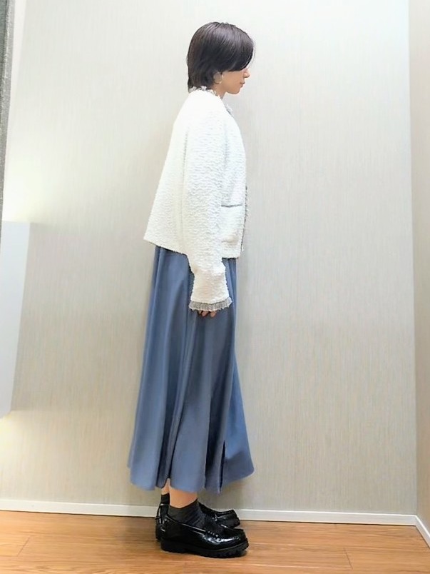 ミズタさんの「UNTITLED｜【ジャケットライク/秋羽織り】ファンシーヤーンツイードニットカーディガン」を使ったコーディネート