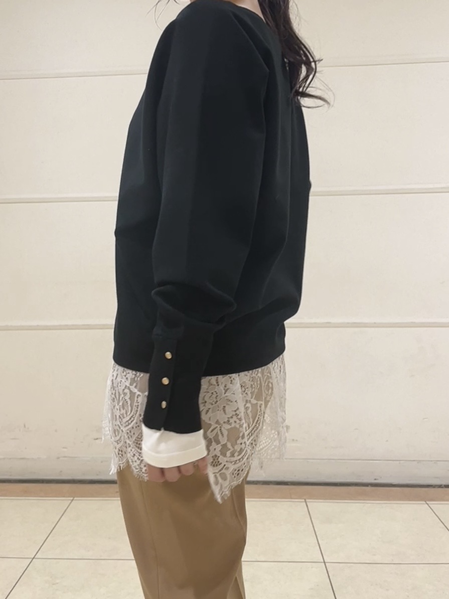 watanabeさんの「UNTITLED｜【選べる6色／ストレッチ◎】きれいめドルマンスリーブニット」を使ったコーディネート