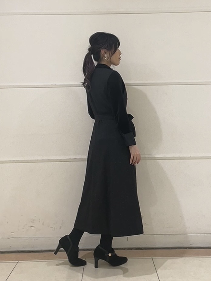 watanabeさんの「UNTITLED｜【レイヤード／袖口シアー／日本製】ベロアジャージトップス」を使ったコーディネート