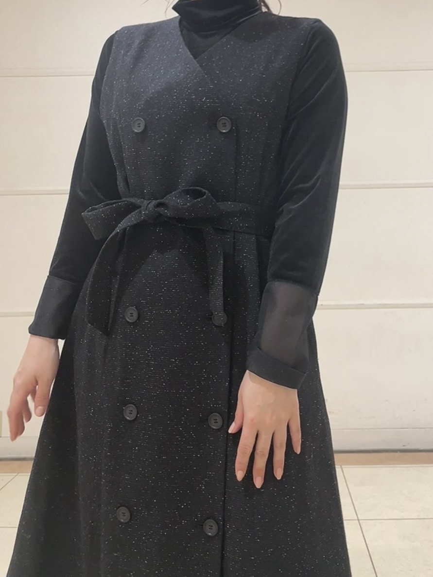 watanabeさんの「UNTITLED｜【レイヤード／袖口シアー／日本製】ベロアジャージトップス」を使ったコーディネート