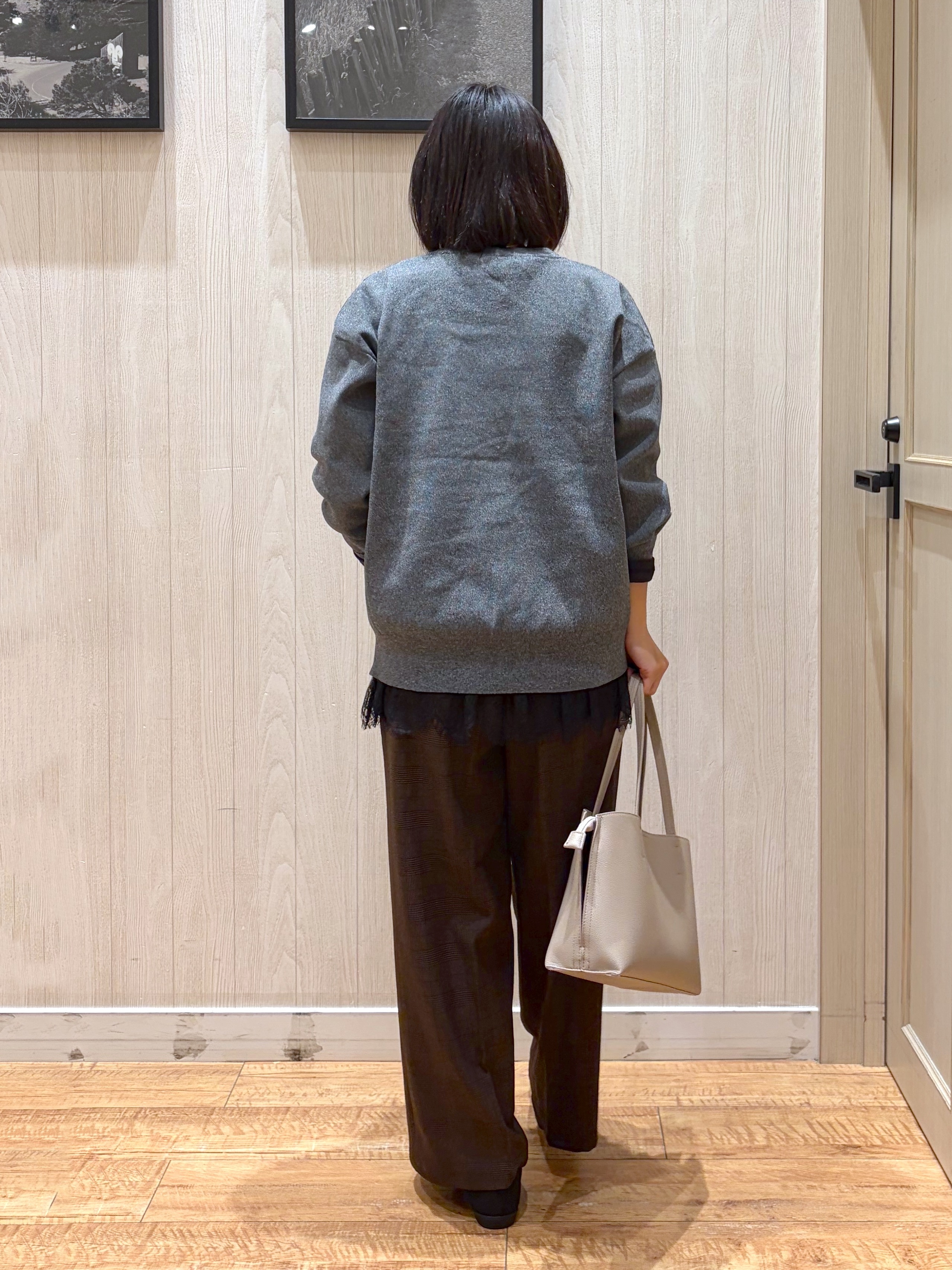shirayuuuさんの「SHOO･LA･RUE｜【セットアップ可/洗濯機可】軽やかに羽織れる スポンディッシュ ニットカーディガン」を使ったコーディネート