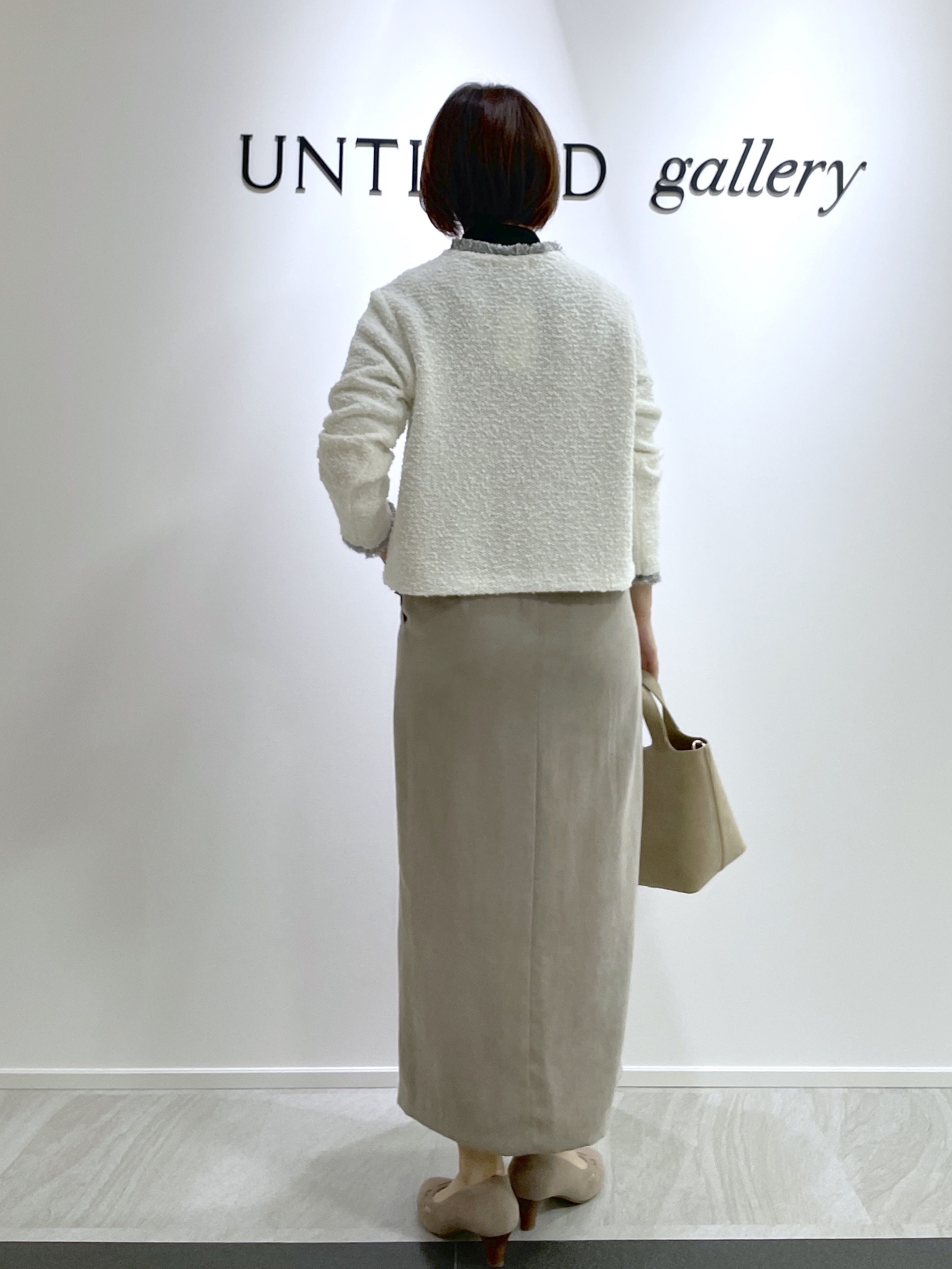 hanaさんの「UNTITLED｜【ジャケットライク/秋羽織り】ファンシーヤーンツイードニットカーディガン」を使ったコーディネート