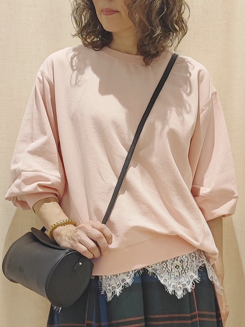 toyaさんの「Dessin｜【洗える/6色展開】フォルムスリーブミニ裏毛 プルオーバー」を使ったコーディネート