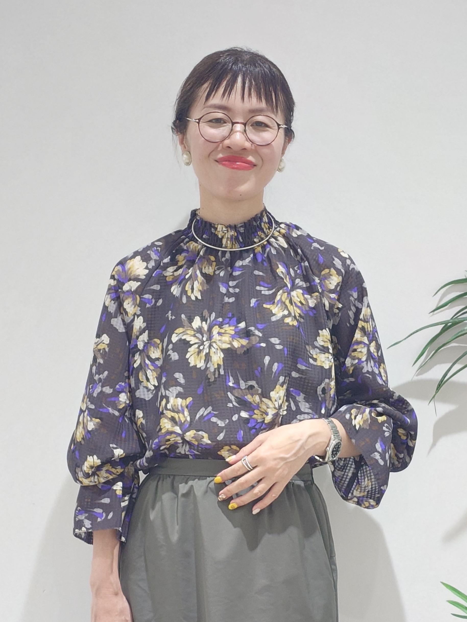 MUTSUKOさんの「UNTITLED｜【ジャケットライク/秋羽織り】ファンシーヤーンツイードニットカーディガン」を使ったコーディネート