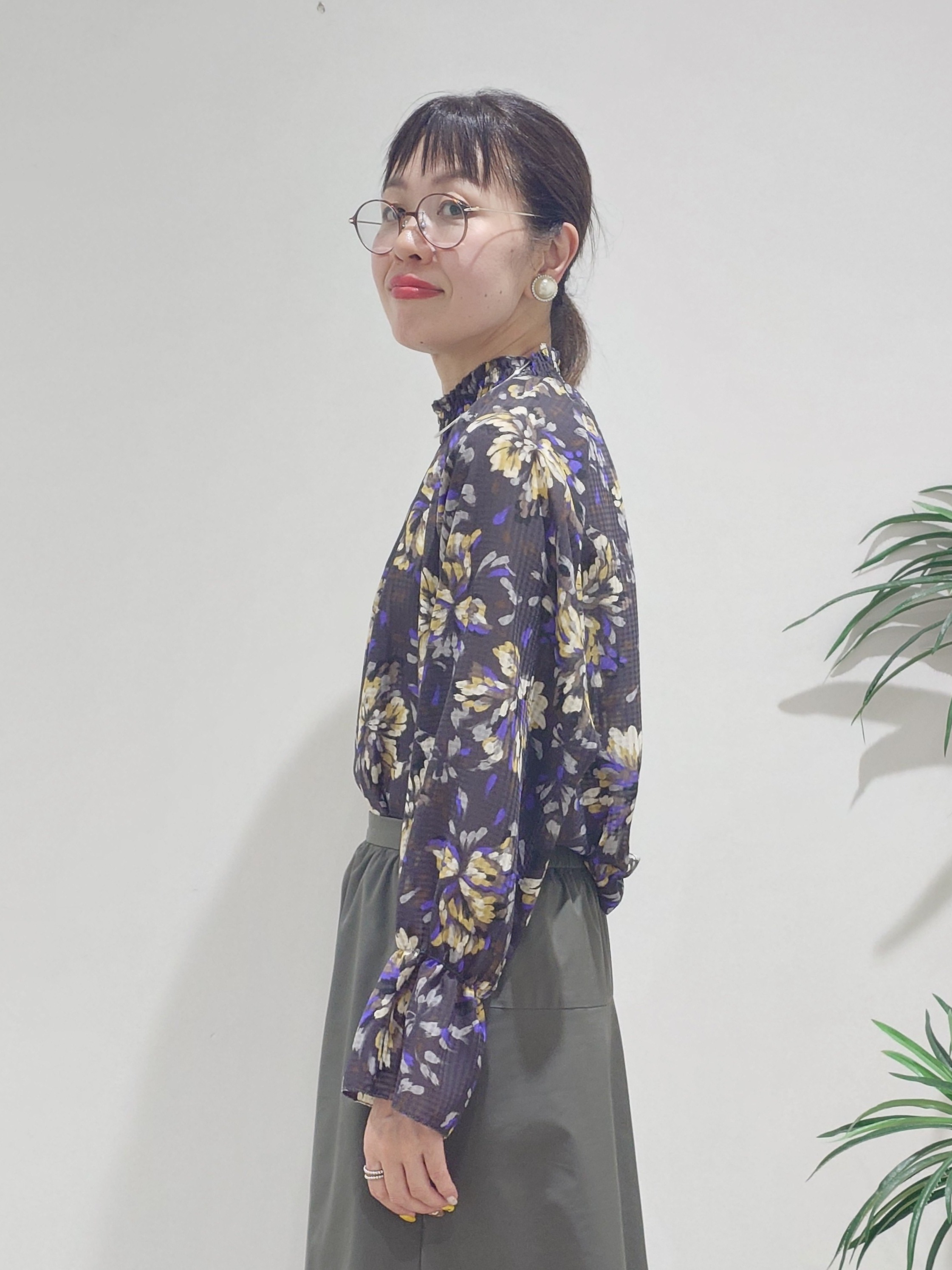 MUTSUKOさんの「UNTITLED｜【ジャケットライク/秋羽織り】ファンシーヤーンツイードニットカーディガン」を使ったコーディネート