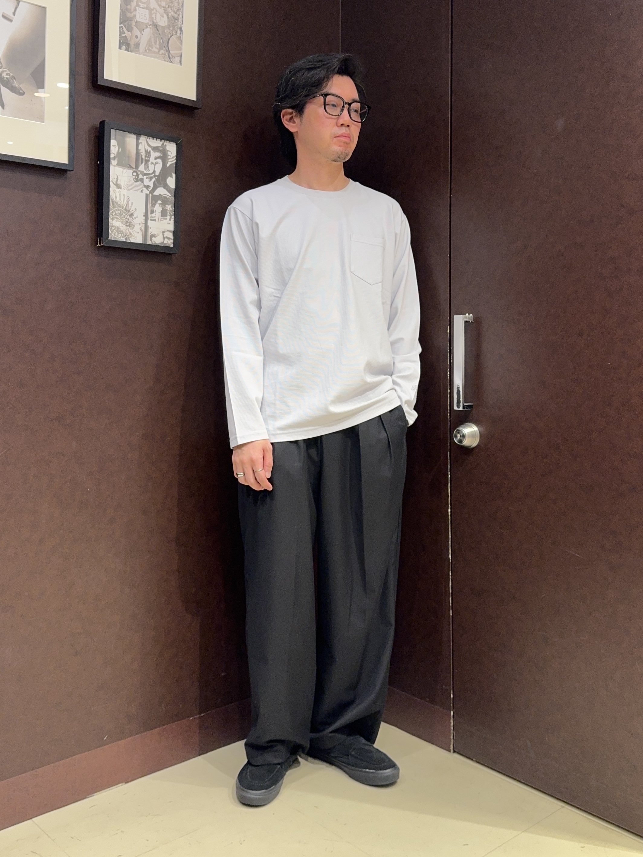 shuheiさんの「TAKEO KIKUCHI｜【日本製/Sサイズ～】リラックスフィットシャツ」を使ったコーディネート
