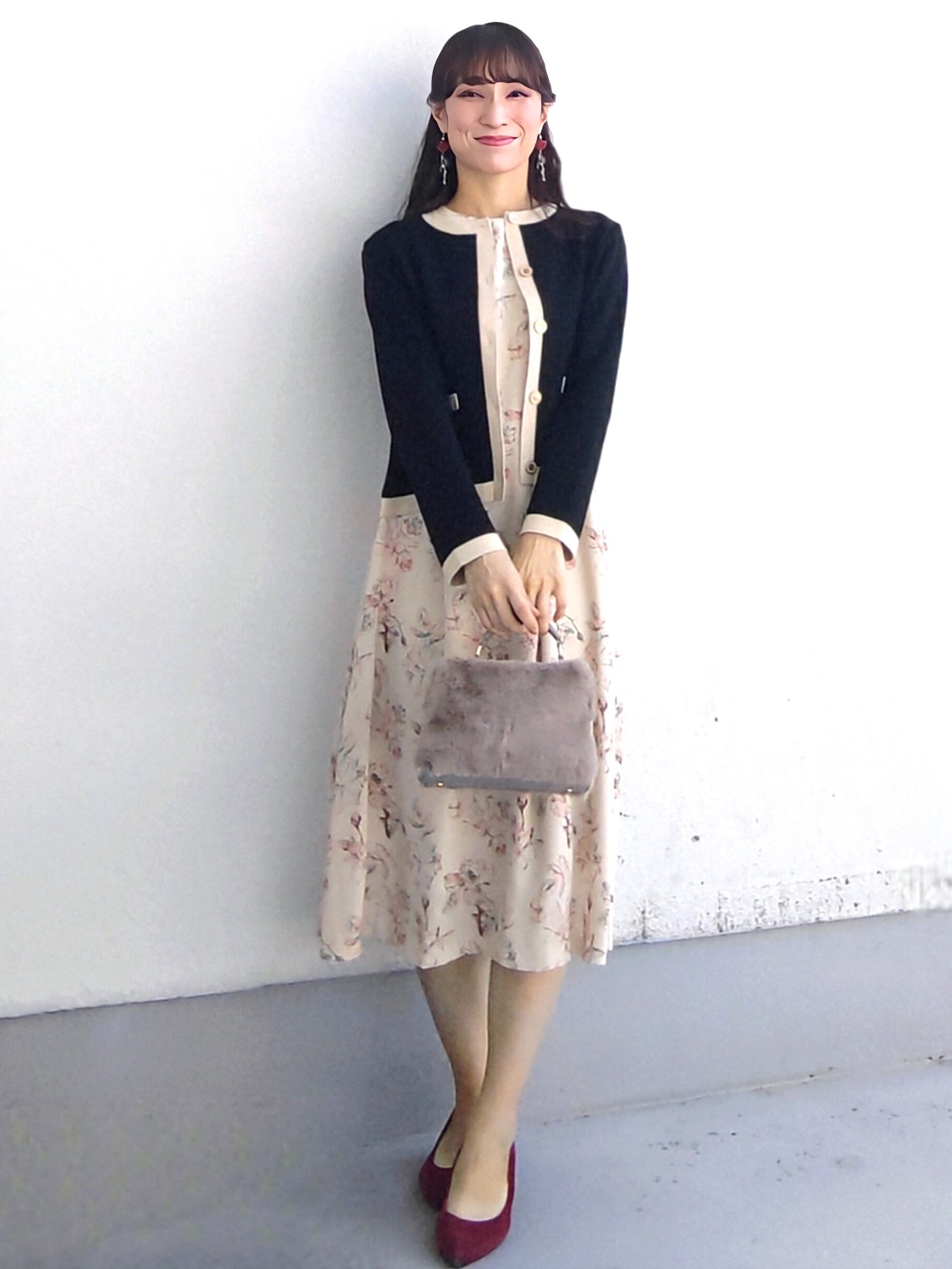 keinaさんの「SunaUna｜【手洗い可／日本製】花柄ワンピース」を使ったコーディネート