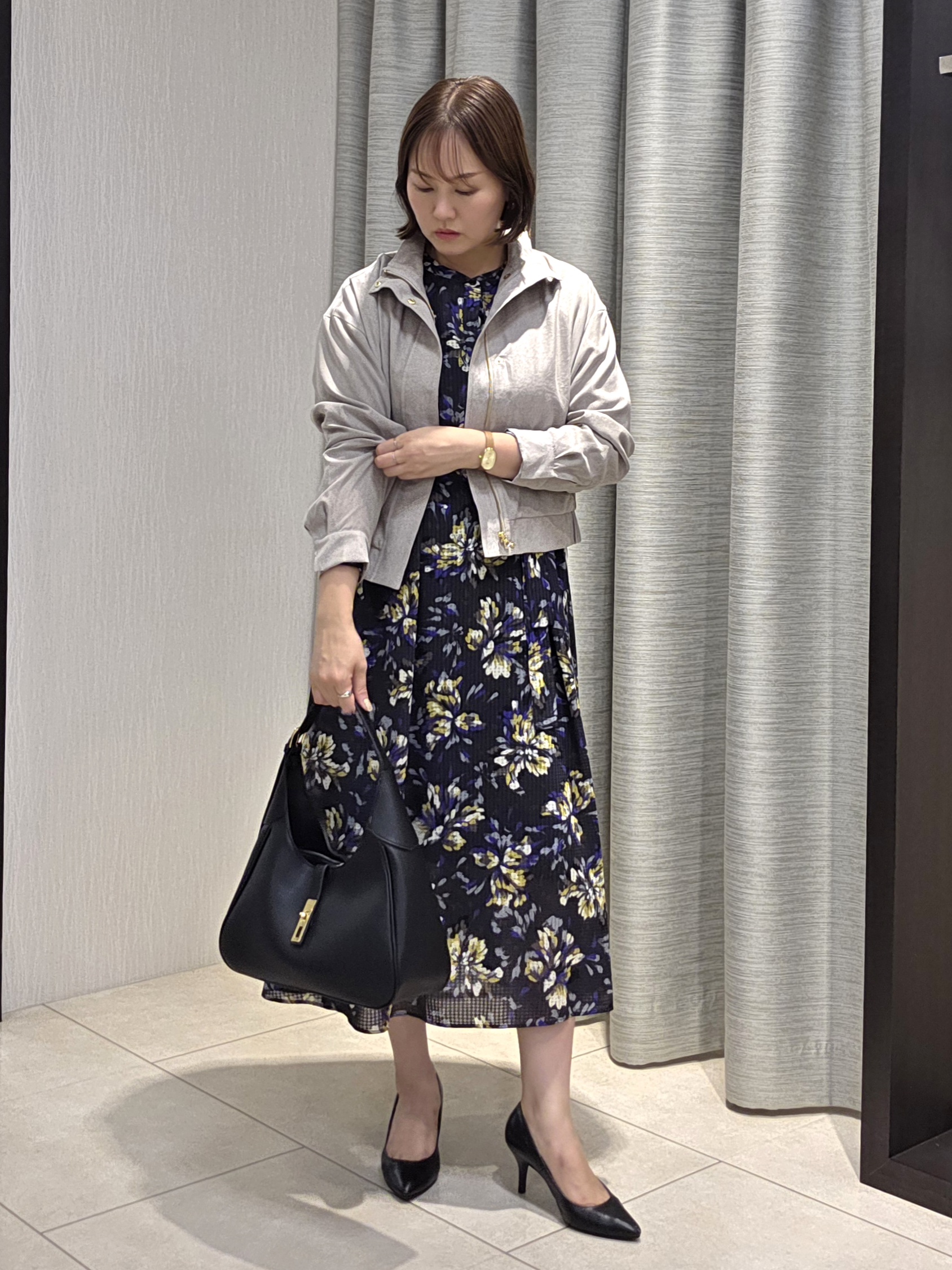 naokoさんの「UNTITLED｜【セットアップ可/秋ジャケット】スエードライクブルゾン」を使ったコーディネート