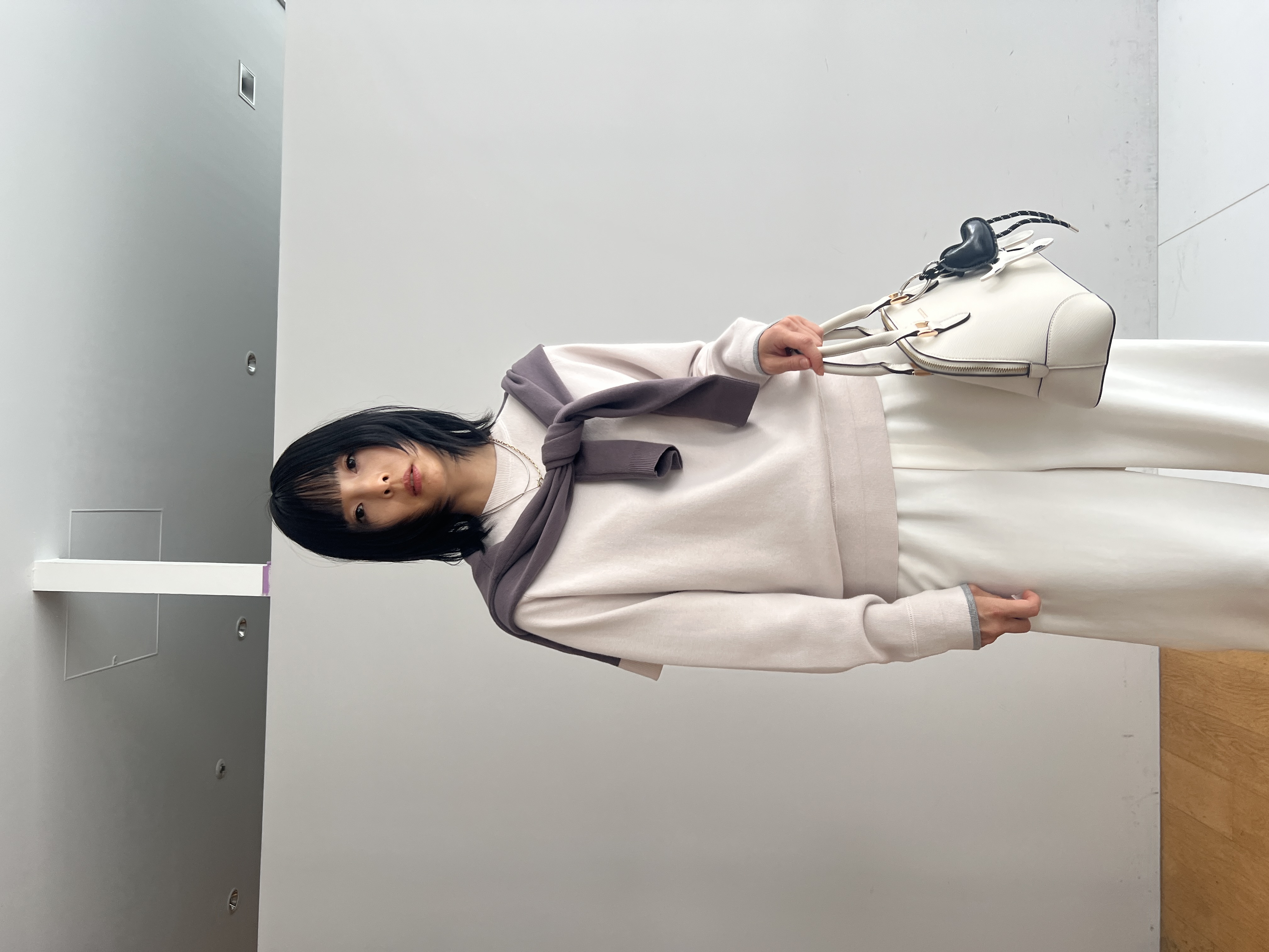 misaさんの「DRESSTERIOR｜【6色展開/マシンウォッシャブル】コットンカシミヤニット」を使ったコーディネート