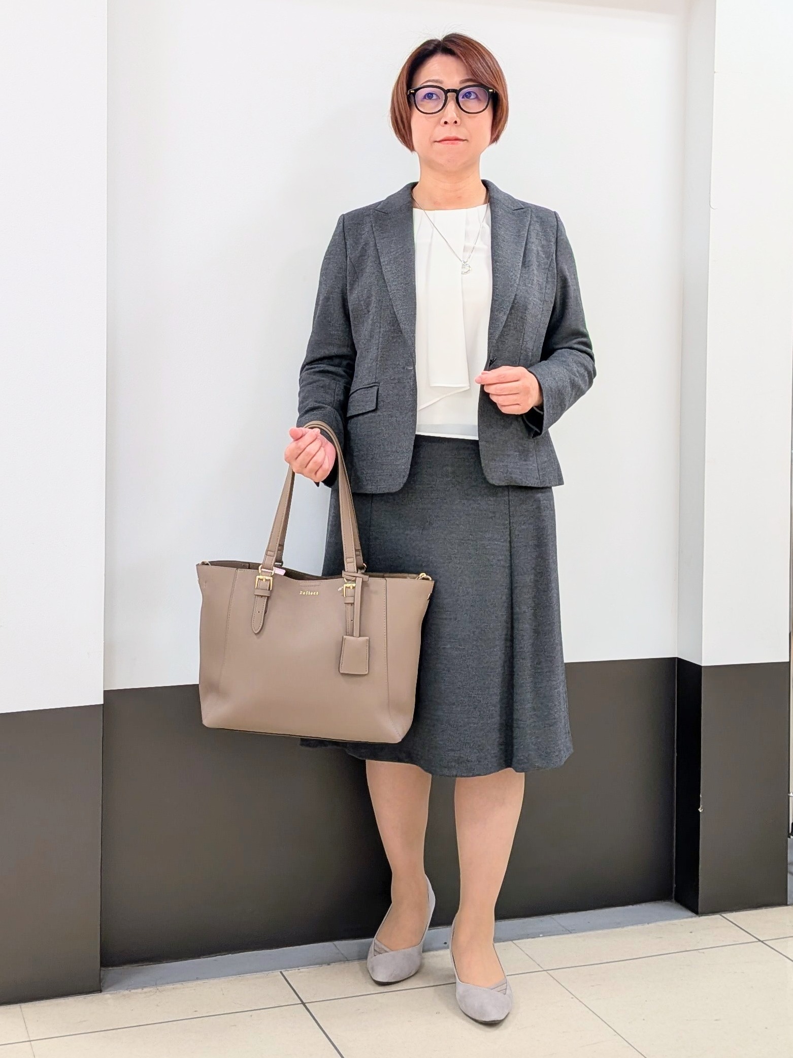 じゅりさんの「Reflect｜【SS-4Lサイズ／セットアップ可】匠ジャケット／ベーシックテーラード」を使ったコーディネート