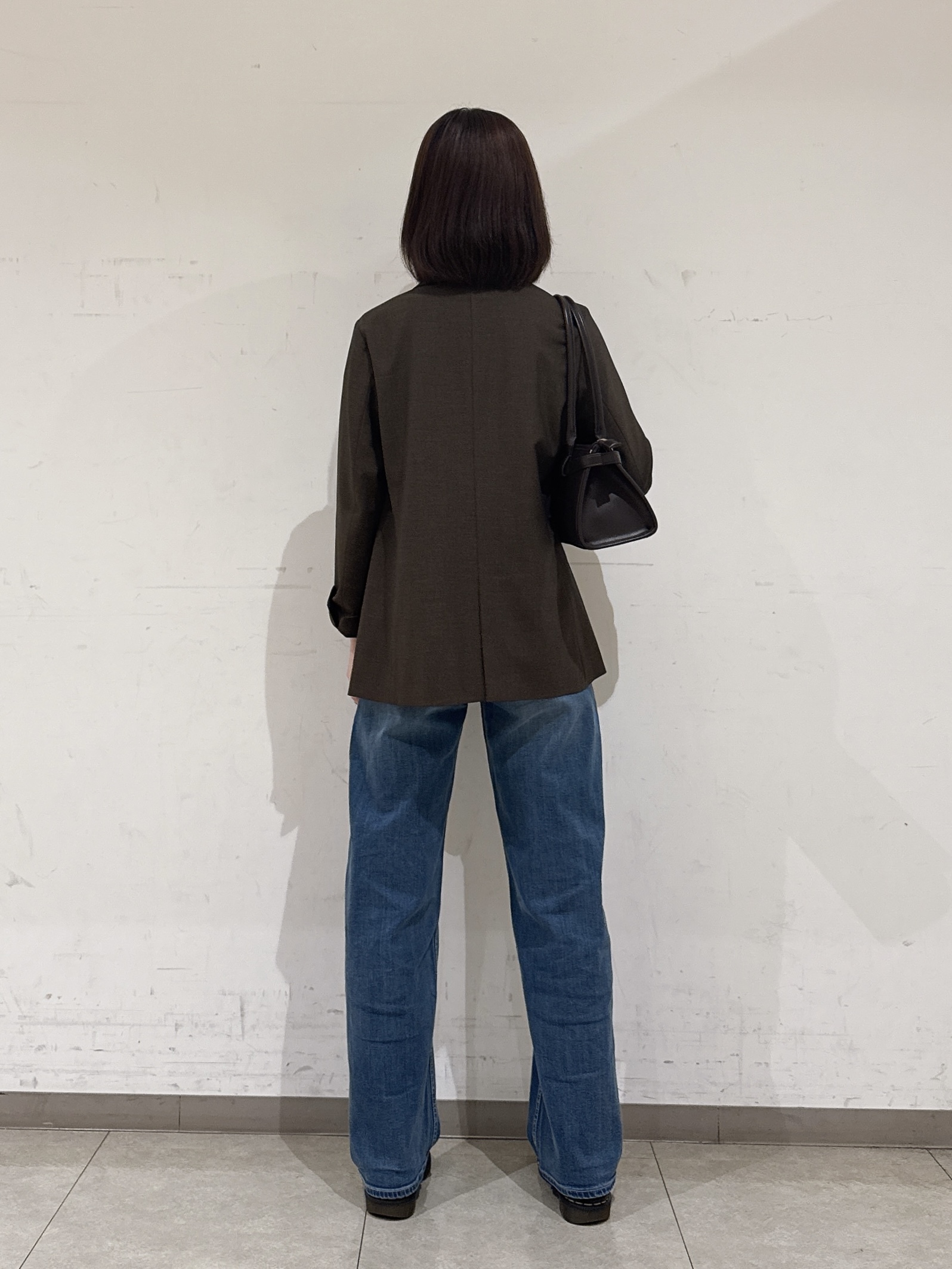rinaさんの「INDIVI｜【洗濯機OK／ストレッチ◎】秋はじめのダブルジャケット」を使ったコーディネート