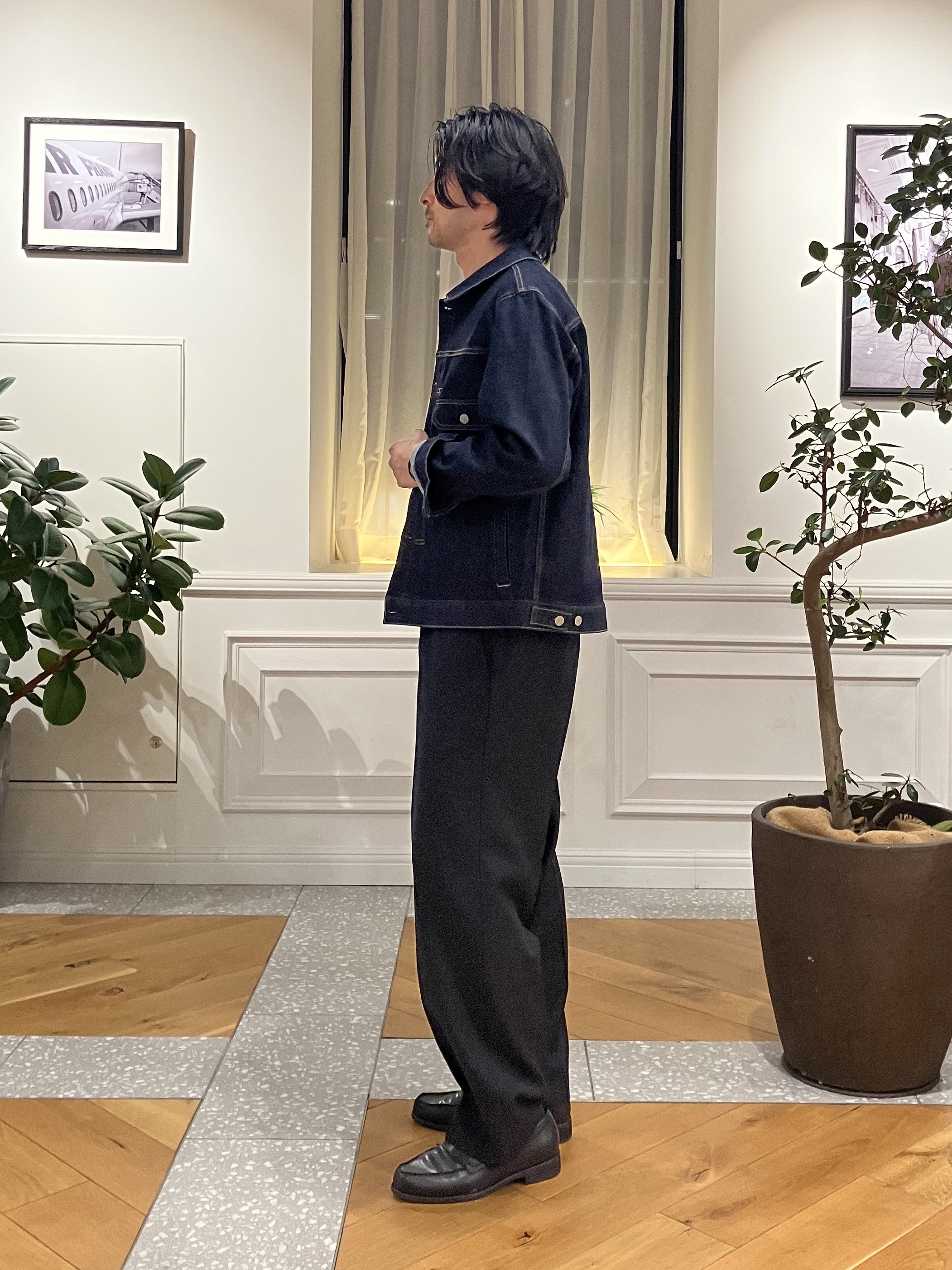 junyaさんの「DRESSTERIOR｜KAIHARA denim トラッカージャケット」を使ったコーディネート