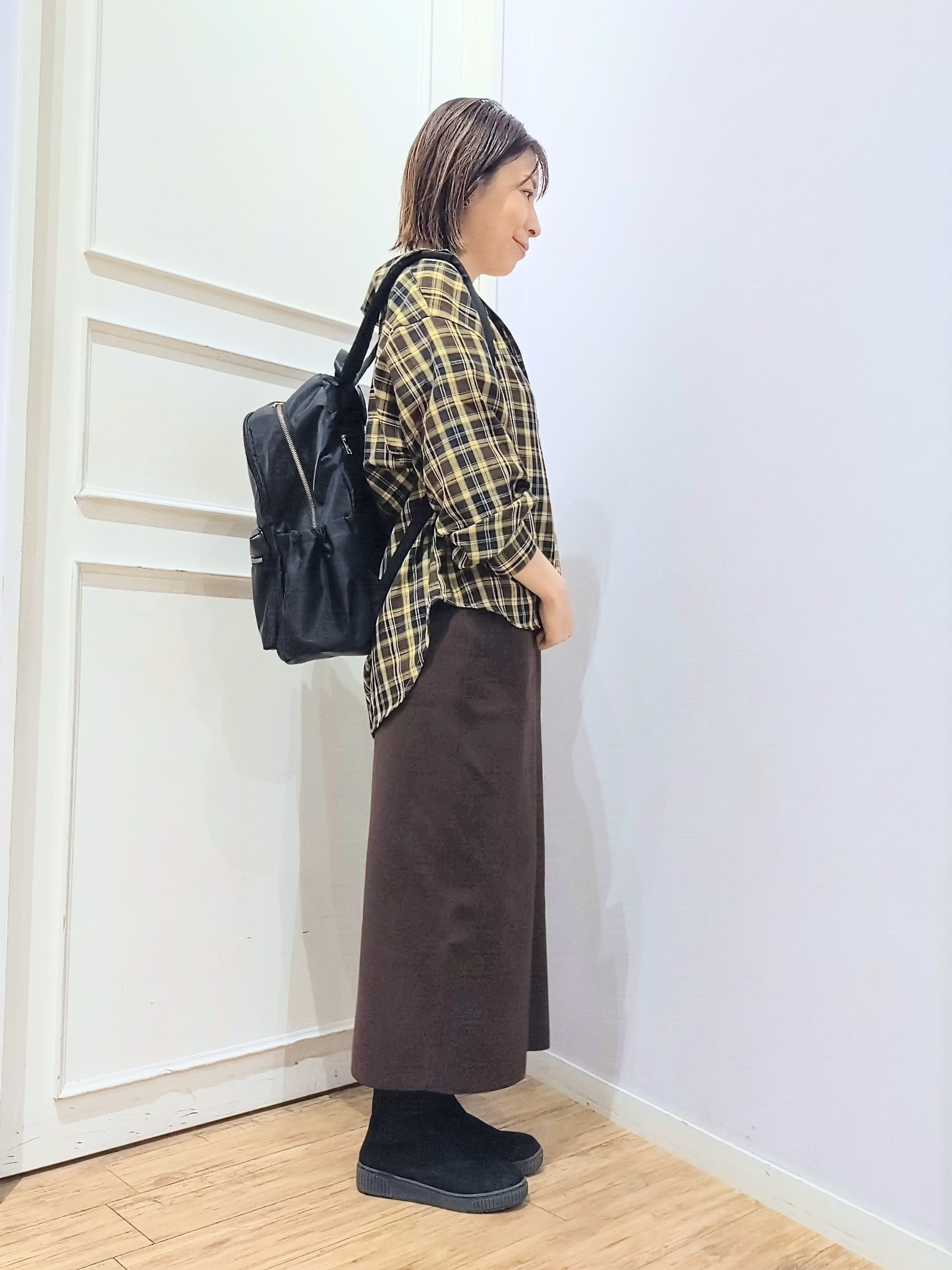 miomioさんの「SHOO･LA･RUE｜【洗濯後しわになりにくい/S-LL】気分で選ぶ 大人のデイリー使いに ベーシックシャツ」を使ったコーディネート