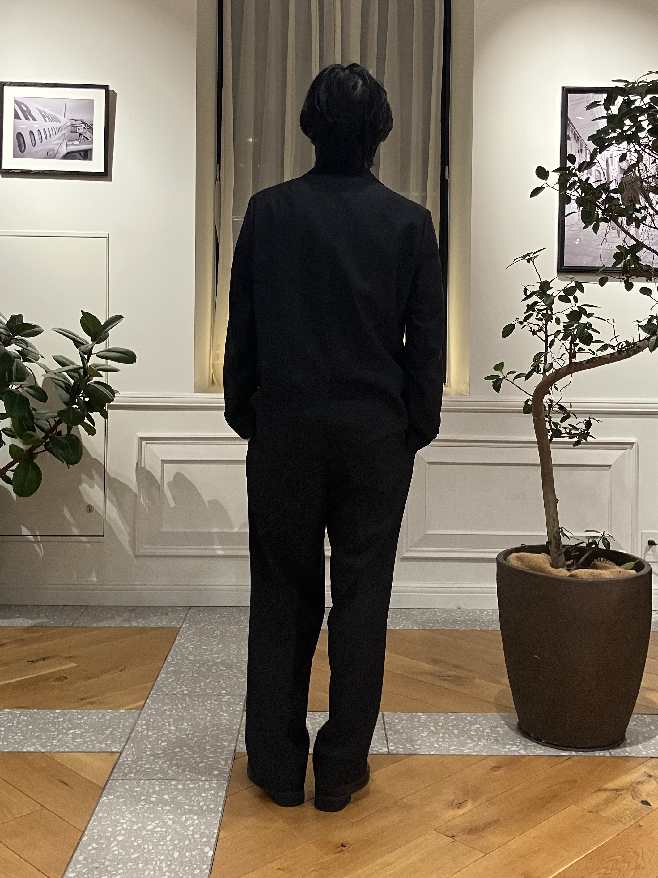 junyaさんの「DRESSTERIOR｜【セットアップ可】イージーケア ウールブレンドジャケット」を使ったコーディネート