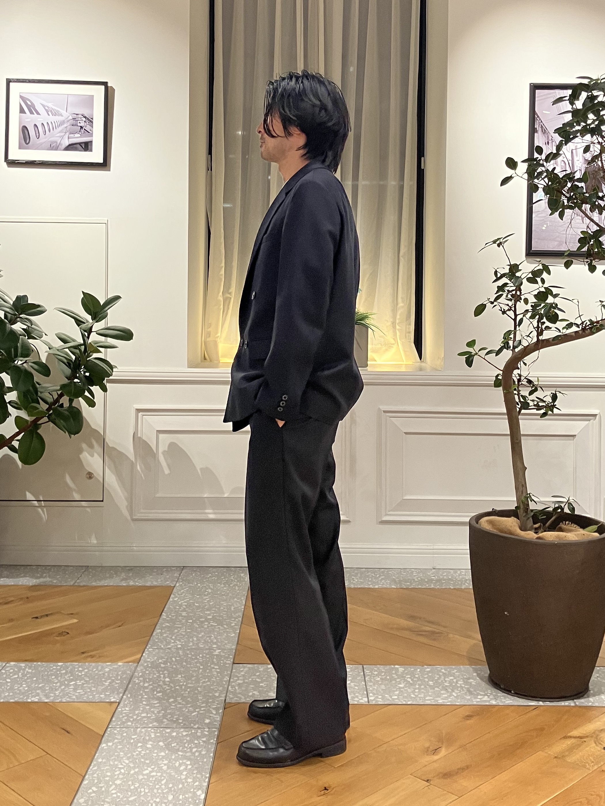 junyaさんの「DRESSTERIOR｜【セットアップ可】イージーケア ウールブレンドジャケット」を使ったコーディネート