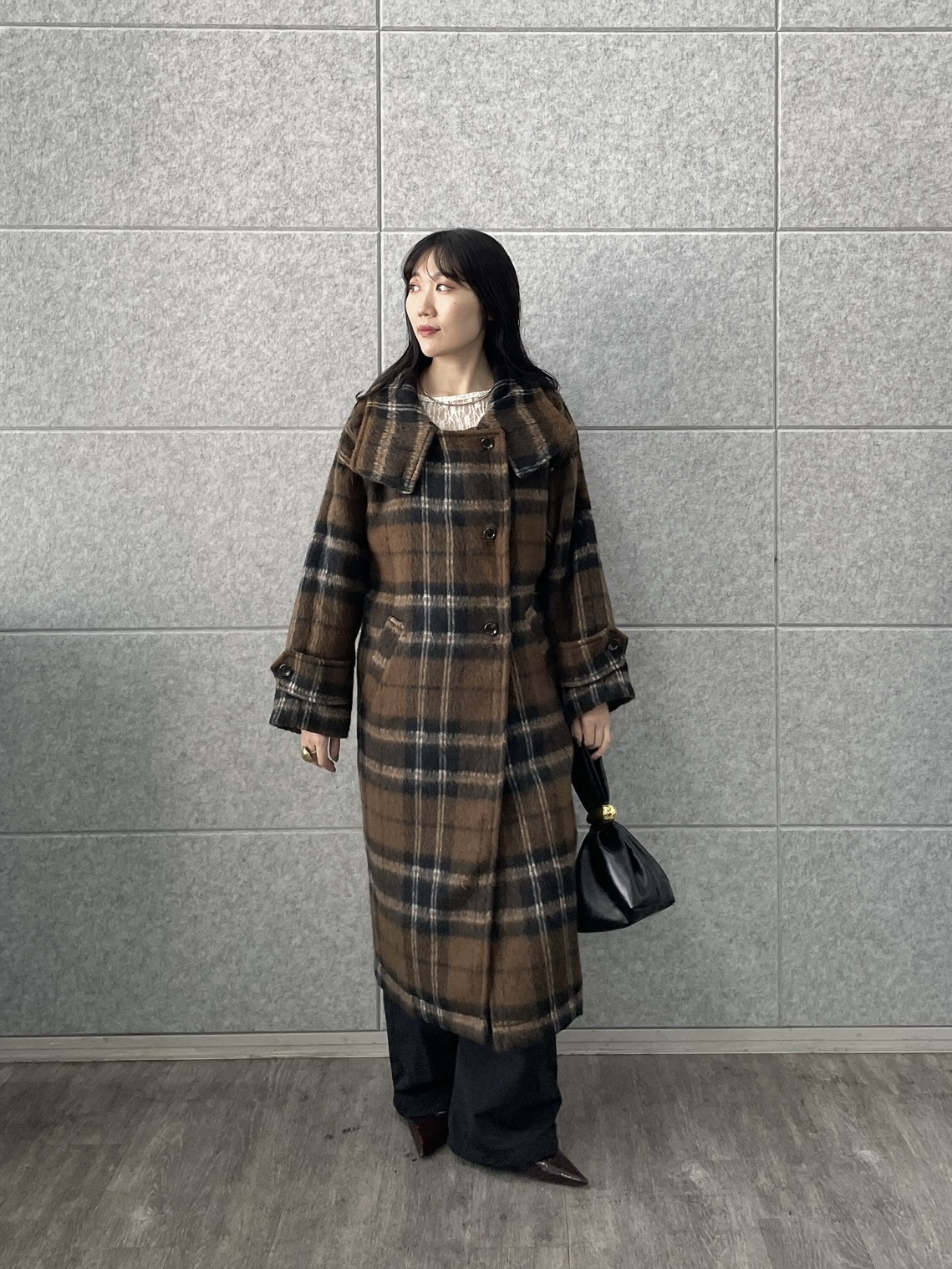 rinaさんの「INDIVI｜シアーレースレイヤードプルオーバー」を使ったコーディネート