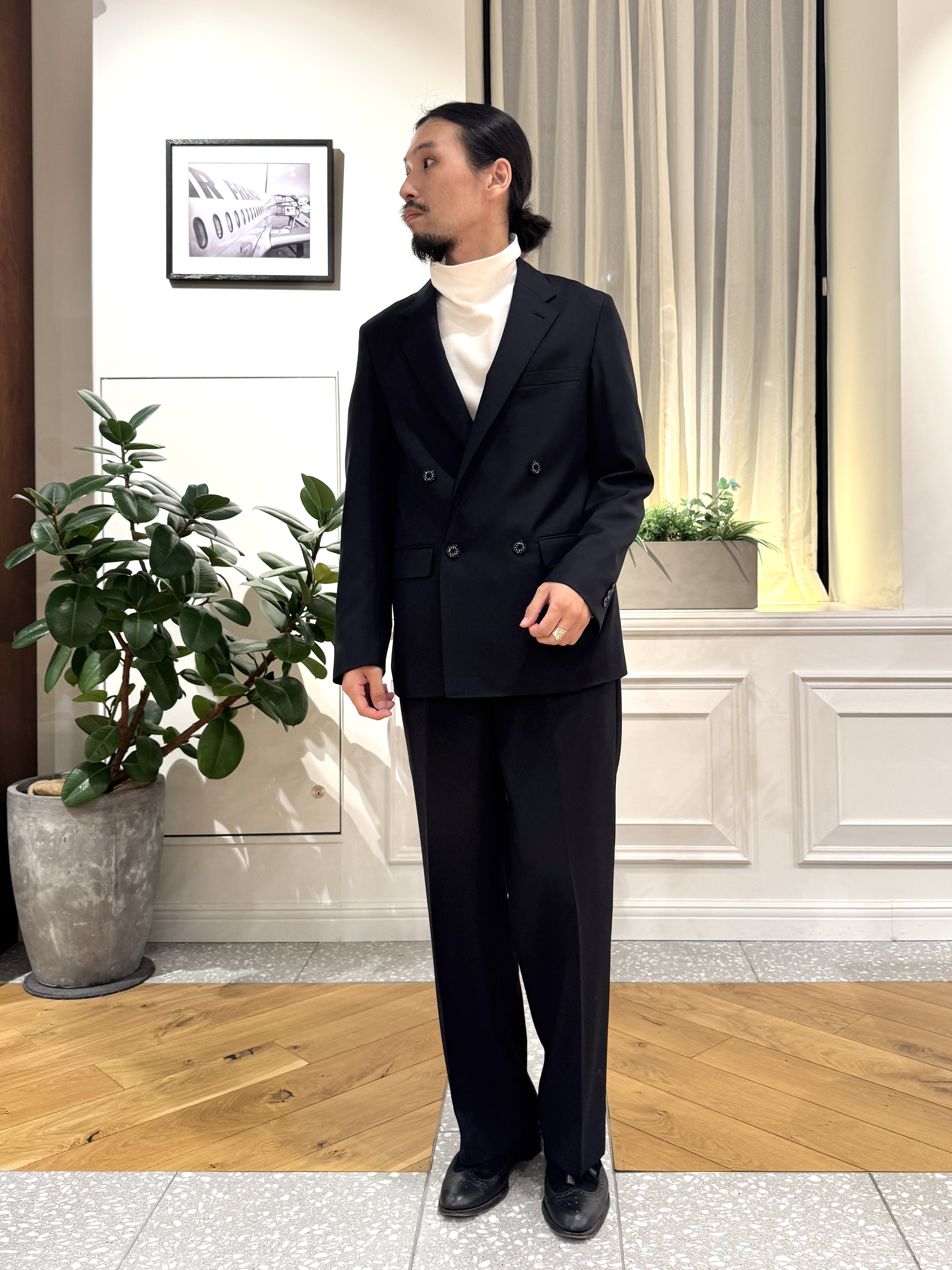 kawarataniさんの「DRESSTERIOR｜【セットアップ可】イージーケア ウールブレンドジャケット」を使ったコーディネート