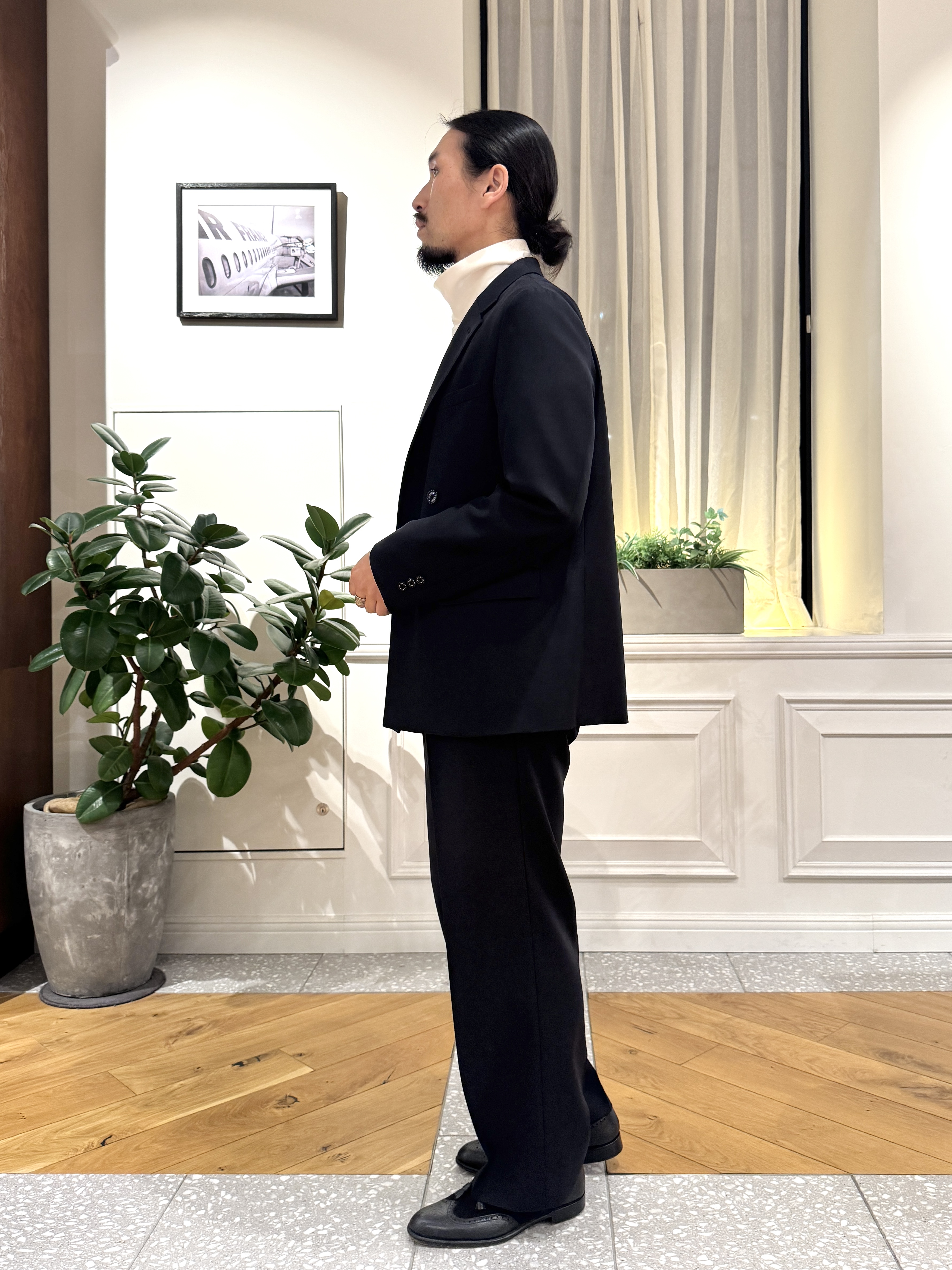kawarataniさんの「DRESSTERIOR｜【セットアップ可】イージーケア ウールブレンドジャケット」を使ったコーディネート