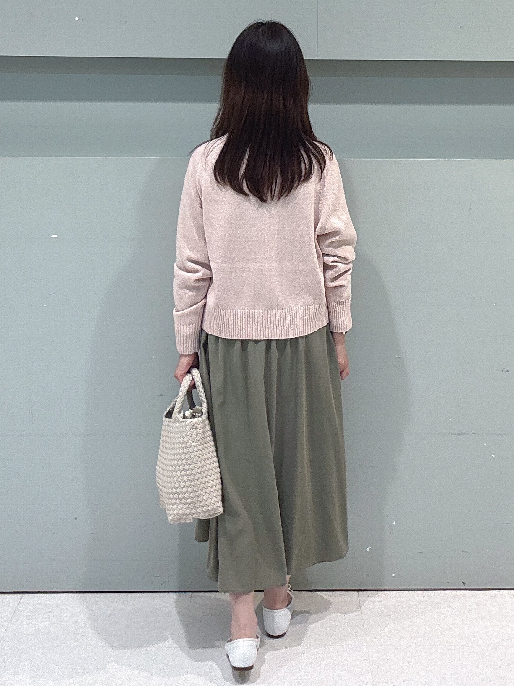 makiさんの「UNTITLED｜【アンサンブル可/秋羽織り】杢調ジップカーディガン」を使ったコーディネート