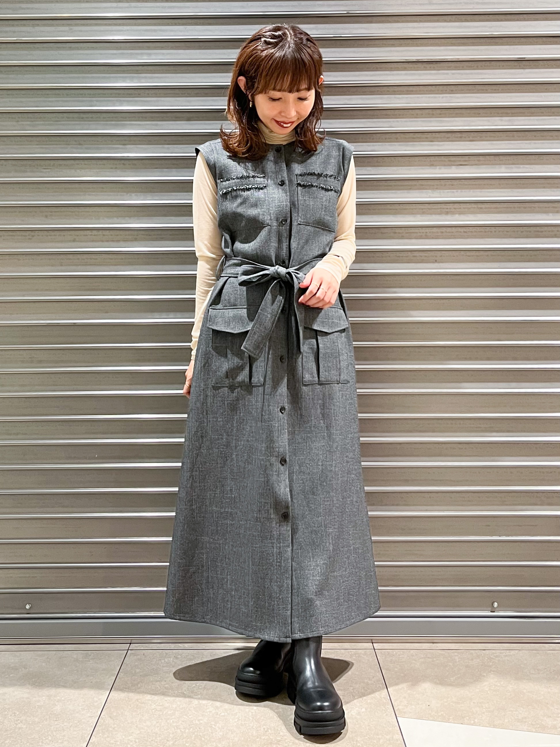 じゅんさんの「DRESSTERIOR｜【ウォッシャブル】ビエラオンブレチェックシャツ」を使ったコーディネート