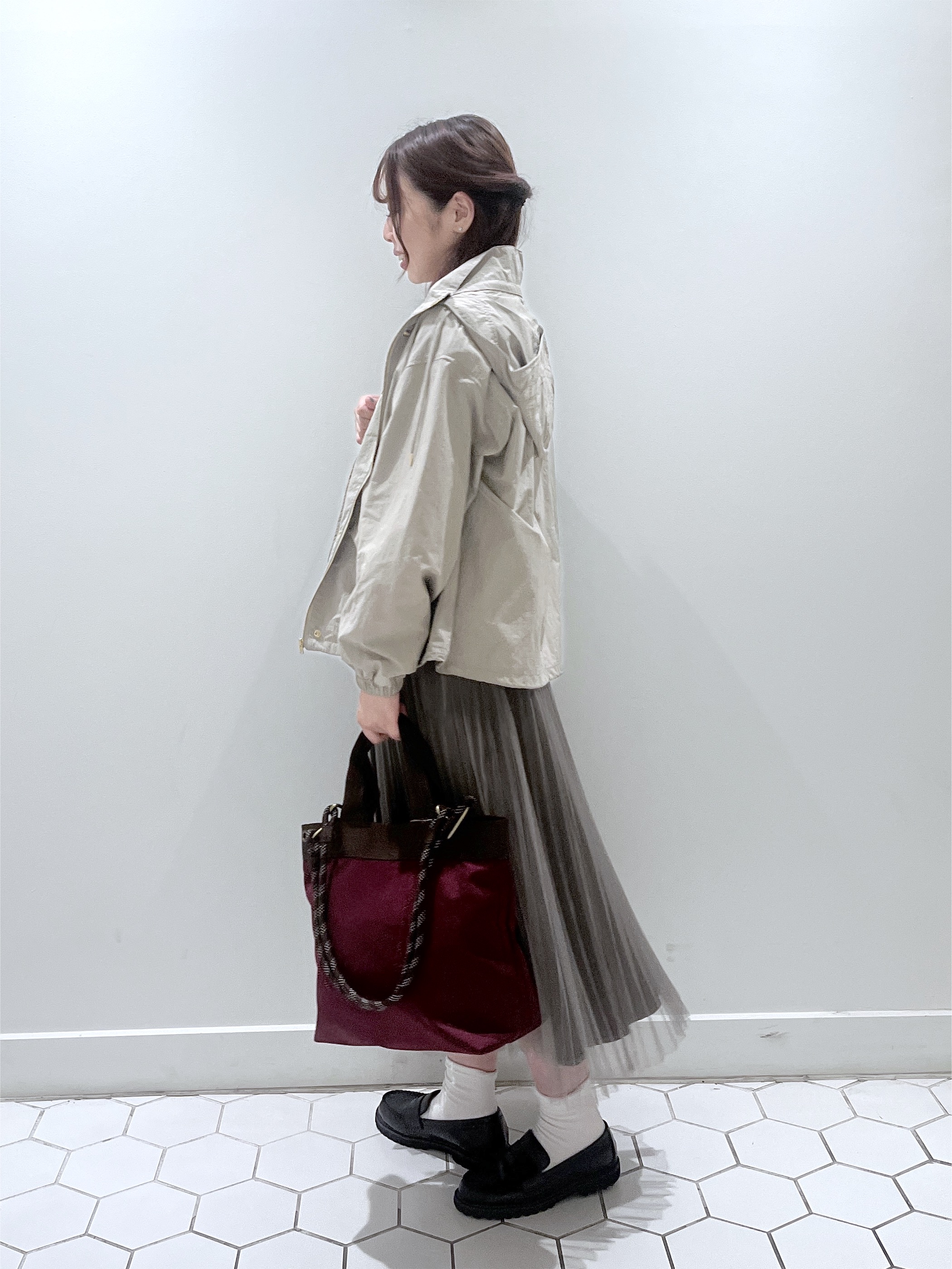 Makinoさんの「Dessin｜【撥水/2WAY/洗える】フード取り外し可能 撥水ナイロンマンパ」を使ったコーディネート
