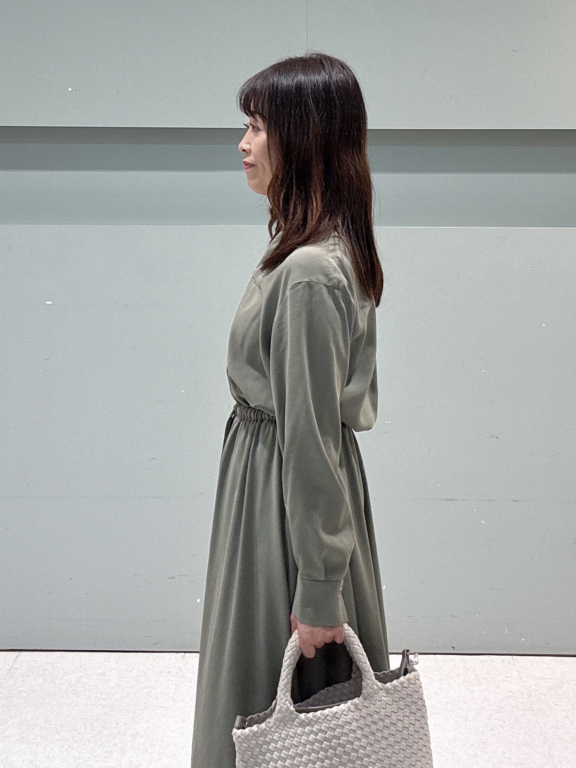 makiさんの「UNTITLED｜【アンサンブル可/秋羽織り】杢調ジップカーディガン」を使ったコーディネート