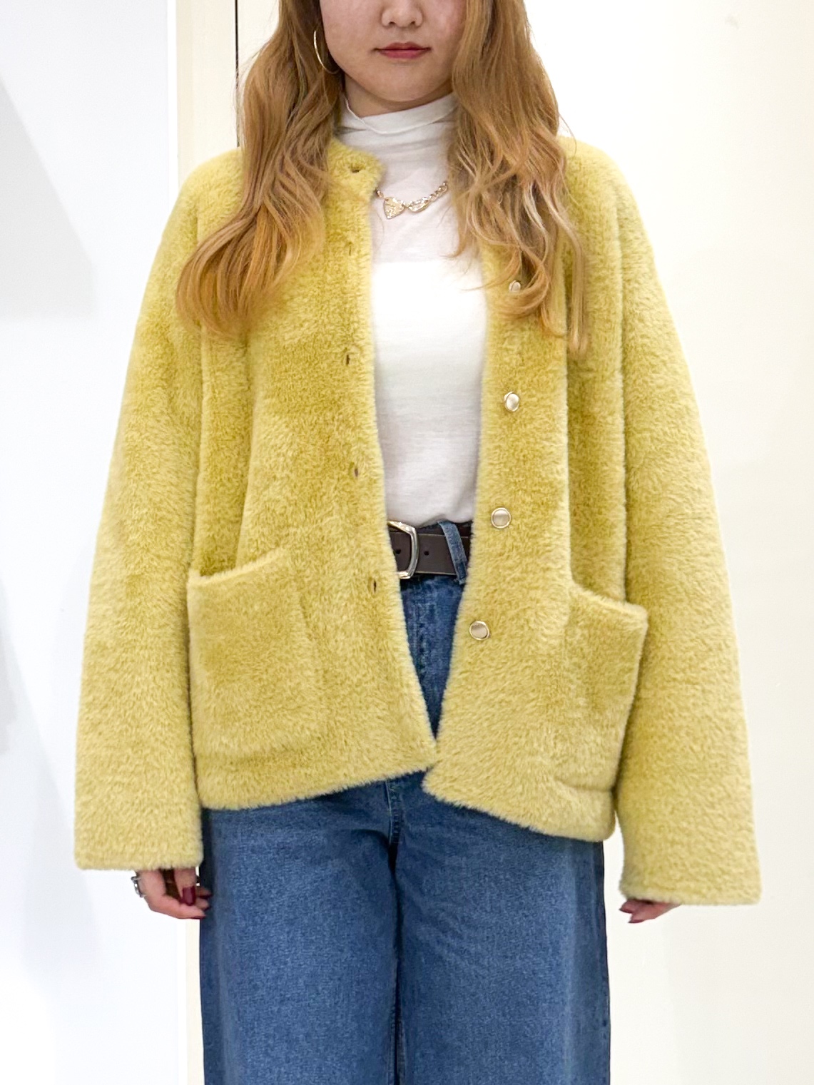 sayaさんの「OPAQUE.CLIP｜ダブルフェイスニットカーディガン」を使ったコーディネート