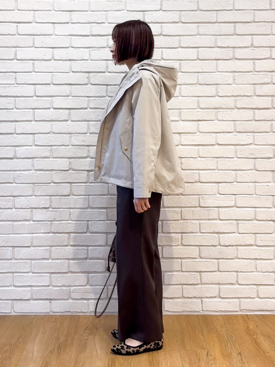 𝐜𝐡𝐢𝐤𝐚さんの「SHOO･LA･RUE｜【洗濯機可/撥水/マルチWAY】ファーライナー付き 毎日欲張りマンパ」を使ったコーディネート