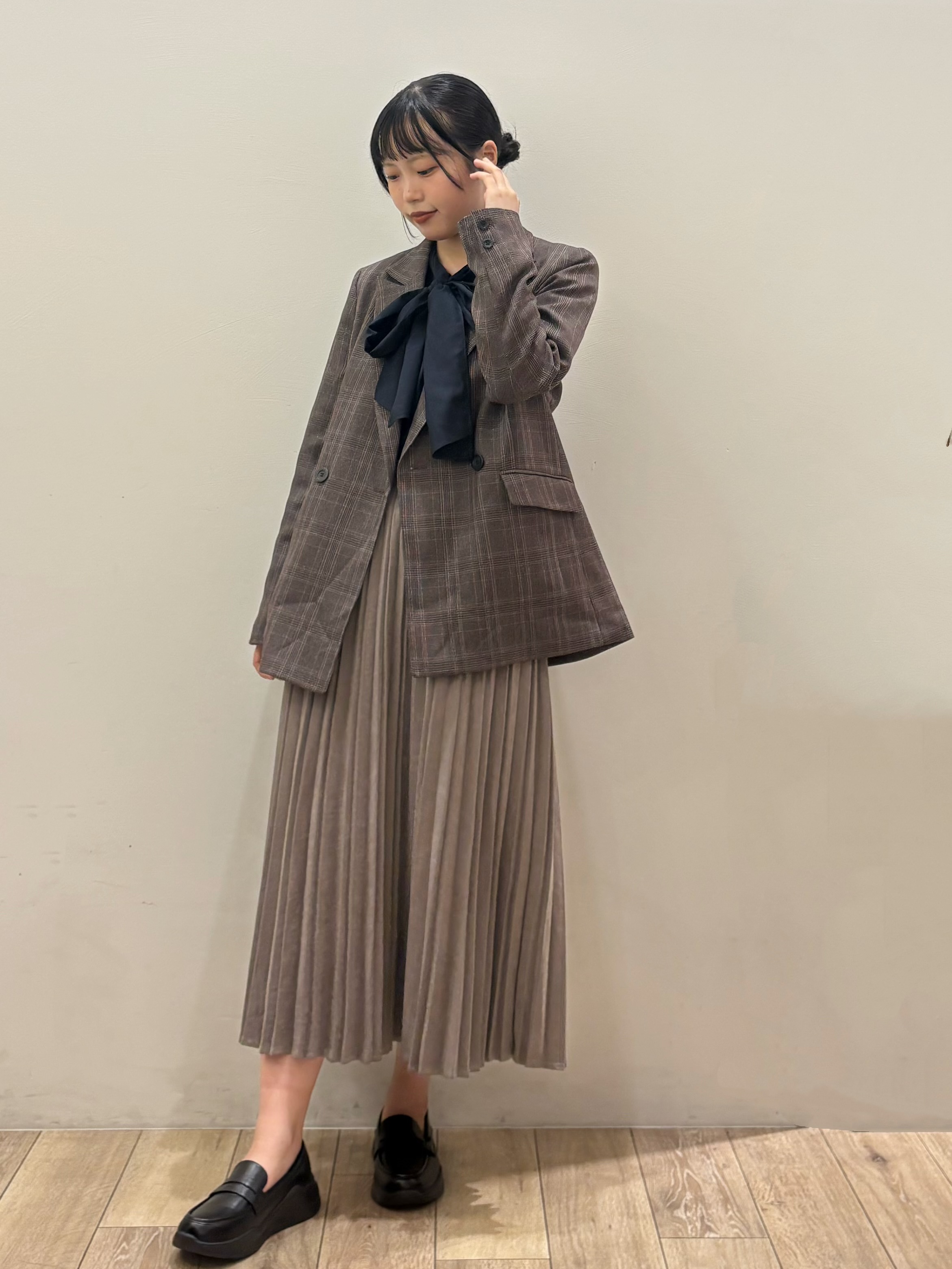 kuroさんの「OPAQUE.CLIP｜ダブルブレストジャケット【洗える】」を使ったコーディネート