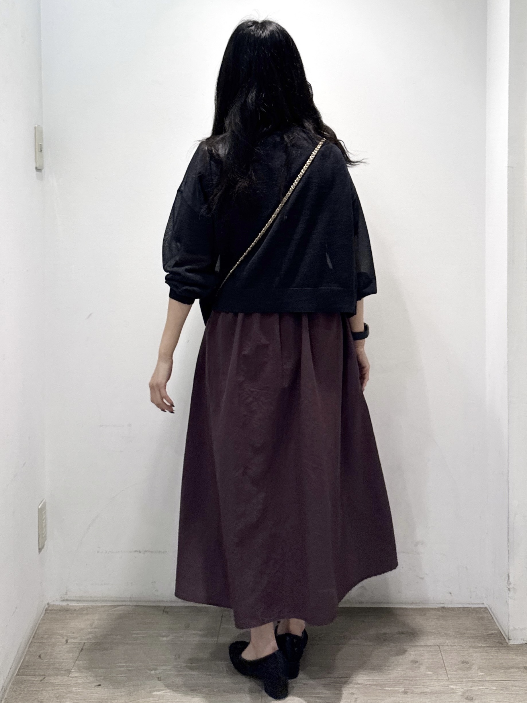 yuicciさんの「OPAQUE.CLIP｜【上品な透け感】ダブルパール調釦 愛されシアーカーディガン」を使ったコーディネート
