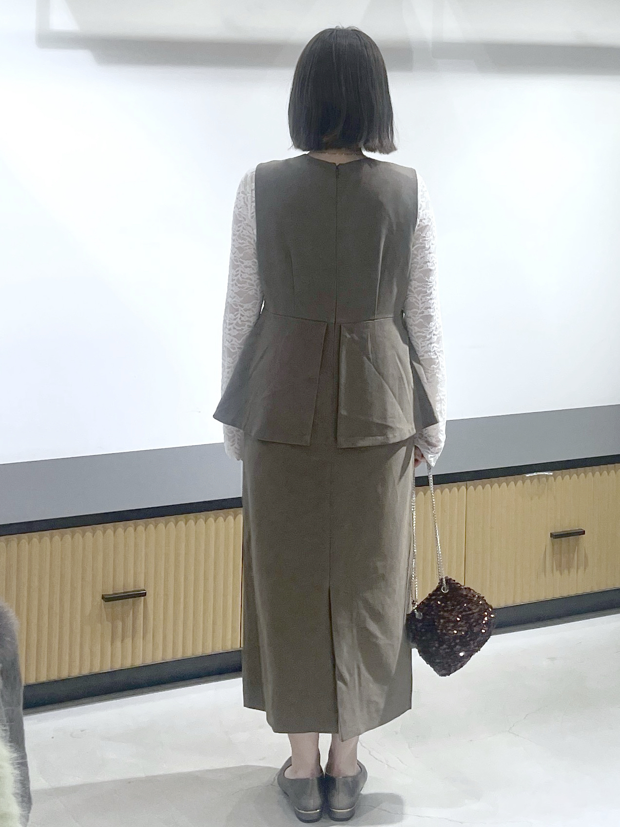 mikiさんの「OPAQUE.CLIP｜レースベロア トップス【洗濯機OK】」を使ったコーディネート