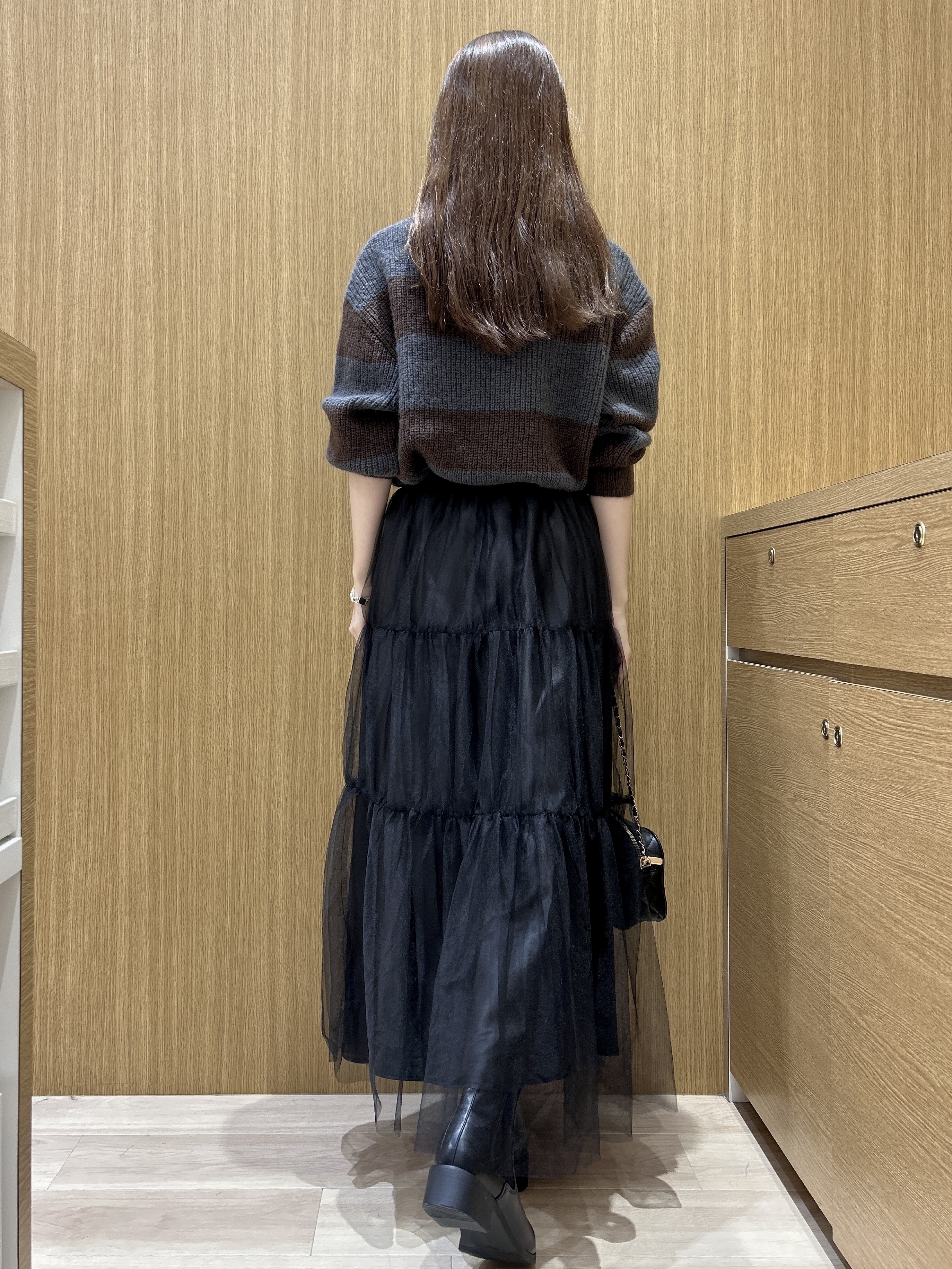 maiさんの「OPAQUE.CLIP｜ワイドボーダーニット【洗濯機OK】」を使ったコーディネート