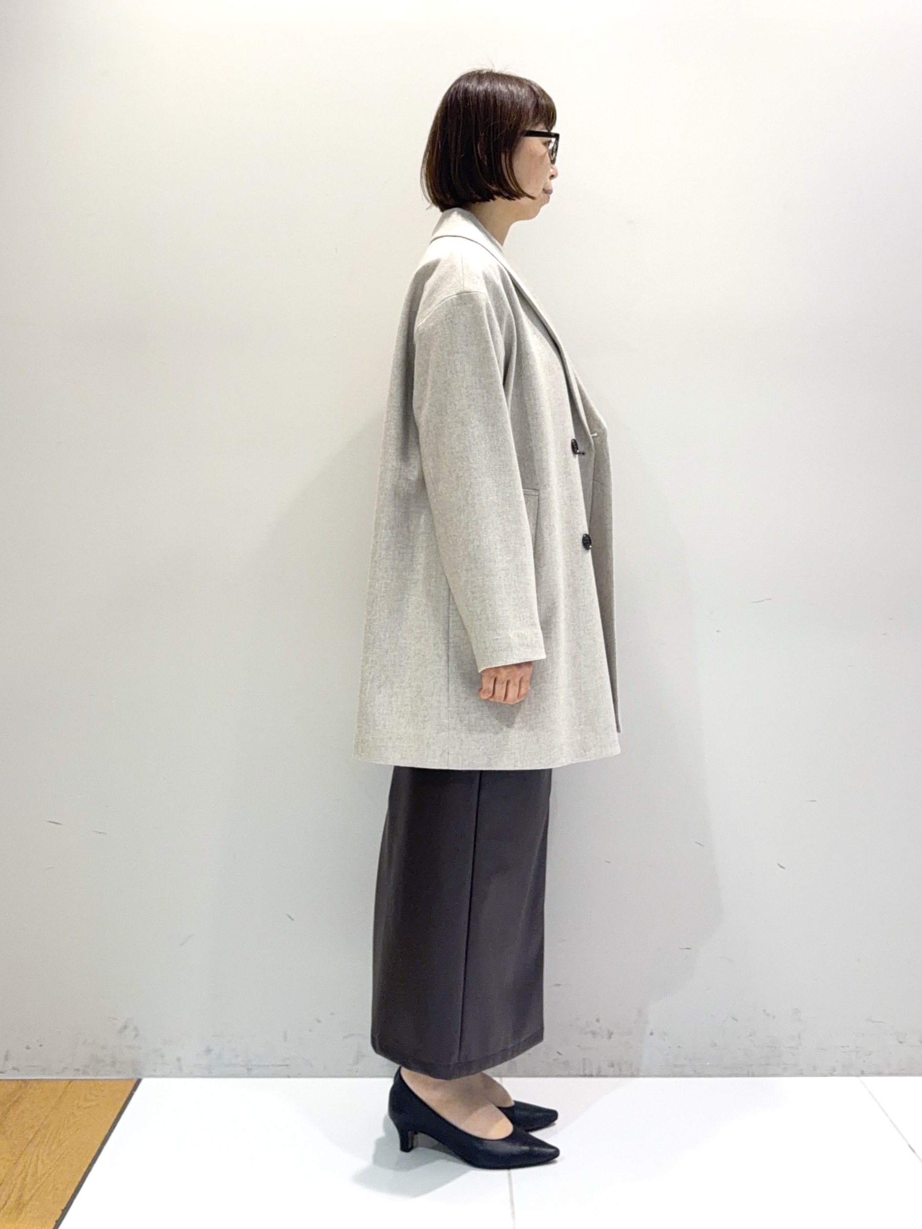 murayamaさんの「INDIVI｜【ラム革／美脚／通勤】レザーパンプス」を使ったコーディネート