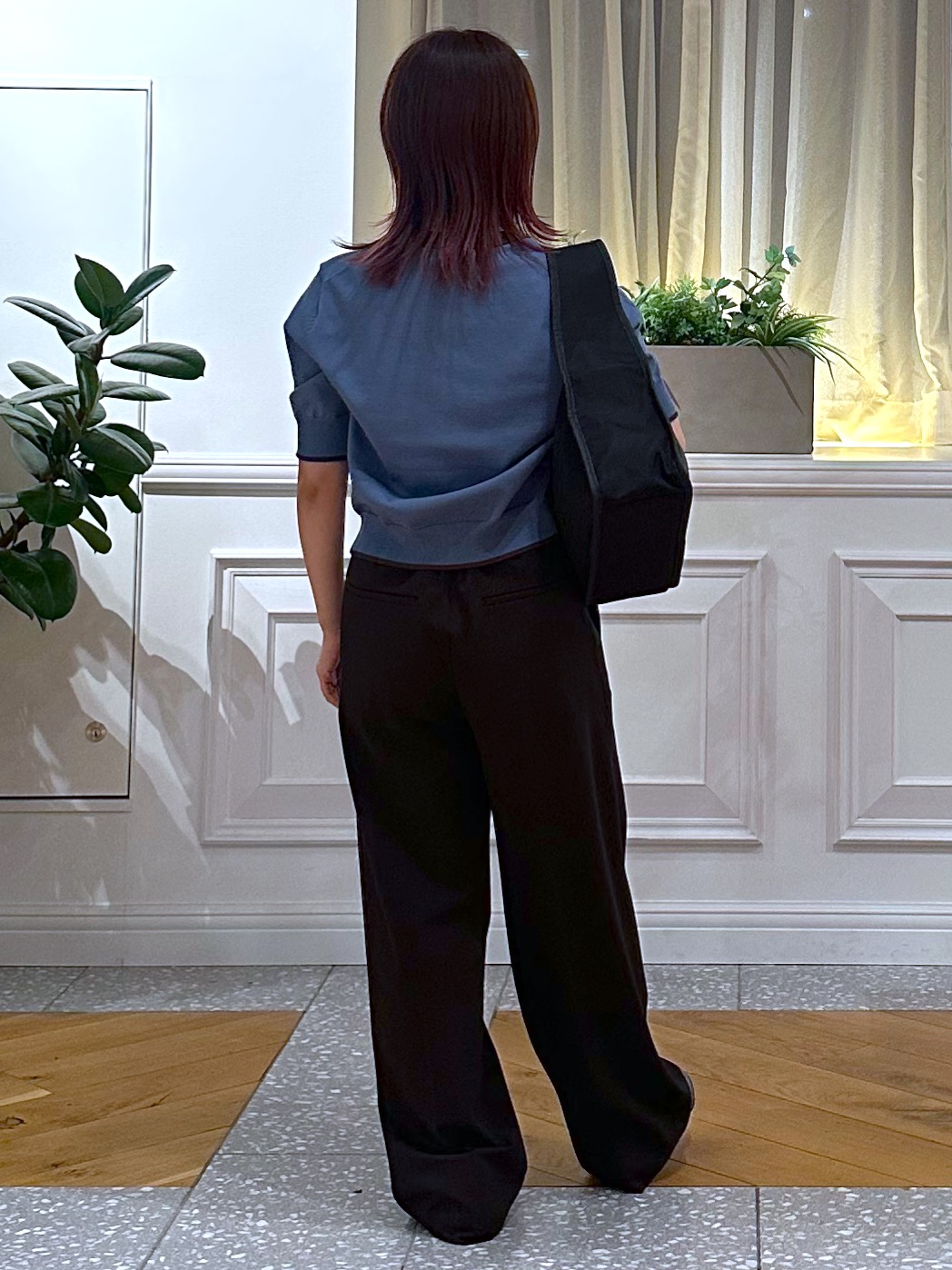 なべこさんの「DRESSTERIOR｜【UVカット／ウォッシャブル】クールタッチ ハーフスリーブカーデ」を使ったコーディネート