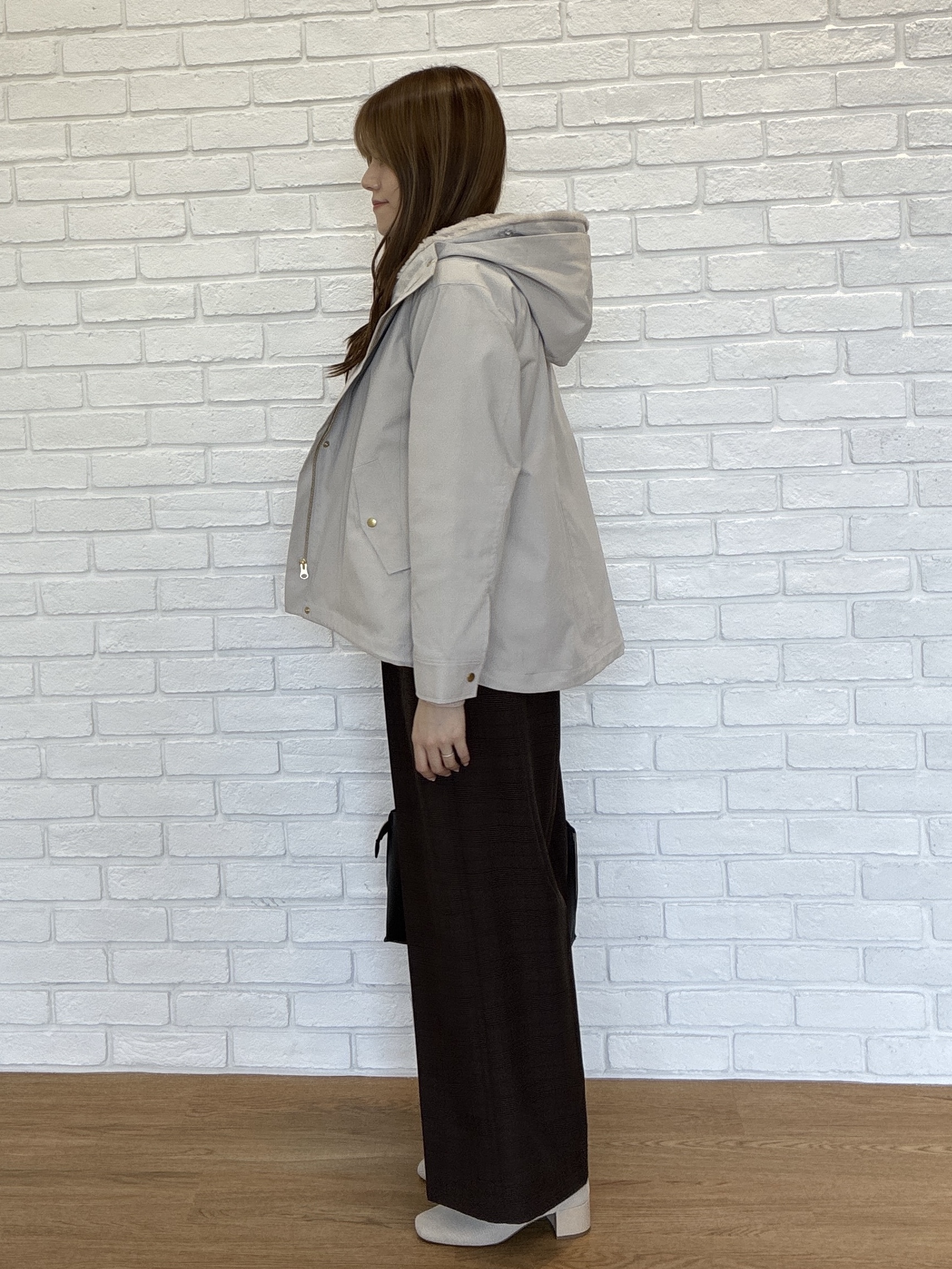 sayaさんの「SHOO･LA･RUE｜【洗濯機可/撥水/マルチWAY】ファーライナー付き 毎日欲張りマンパ」を使ったコーディネート