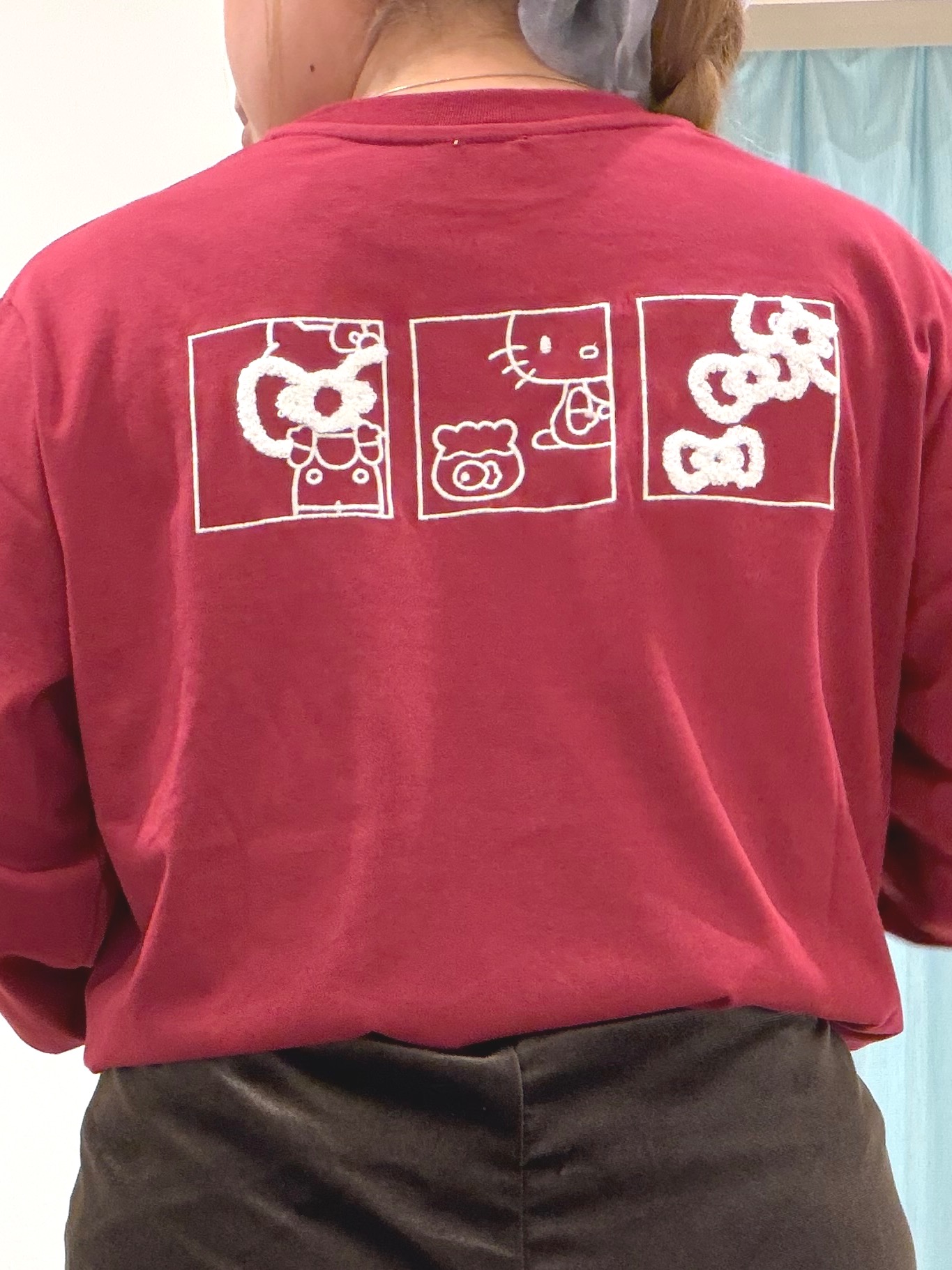 まちゃんなちゃんさんの「SHOO･LA･RUE｜【HELLO KITTYコラボ】刺繍ロンT」を使ったコーディネート