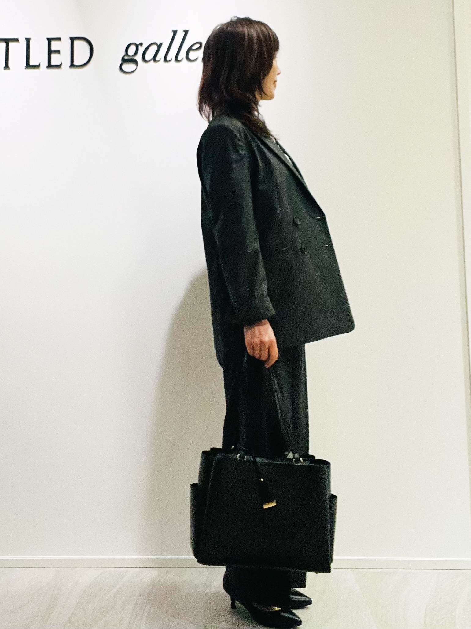 めいさんの「UNTITLED｜【セットアップ可/秋羽織り/お仕事スーツ】ウールブレンドダブルジャケット」を使ったコーディネート