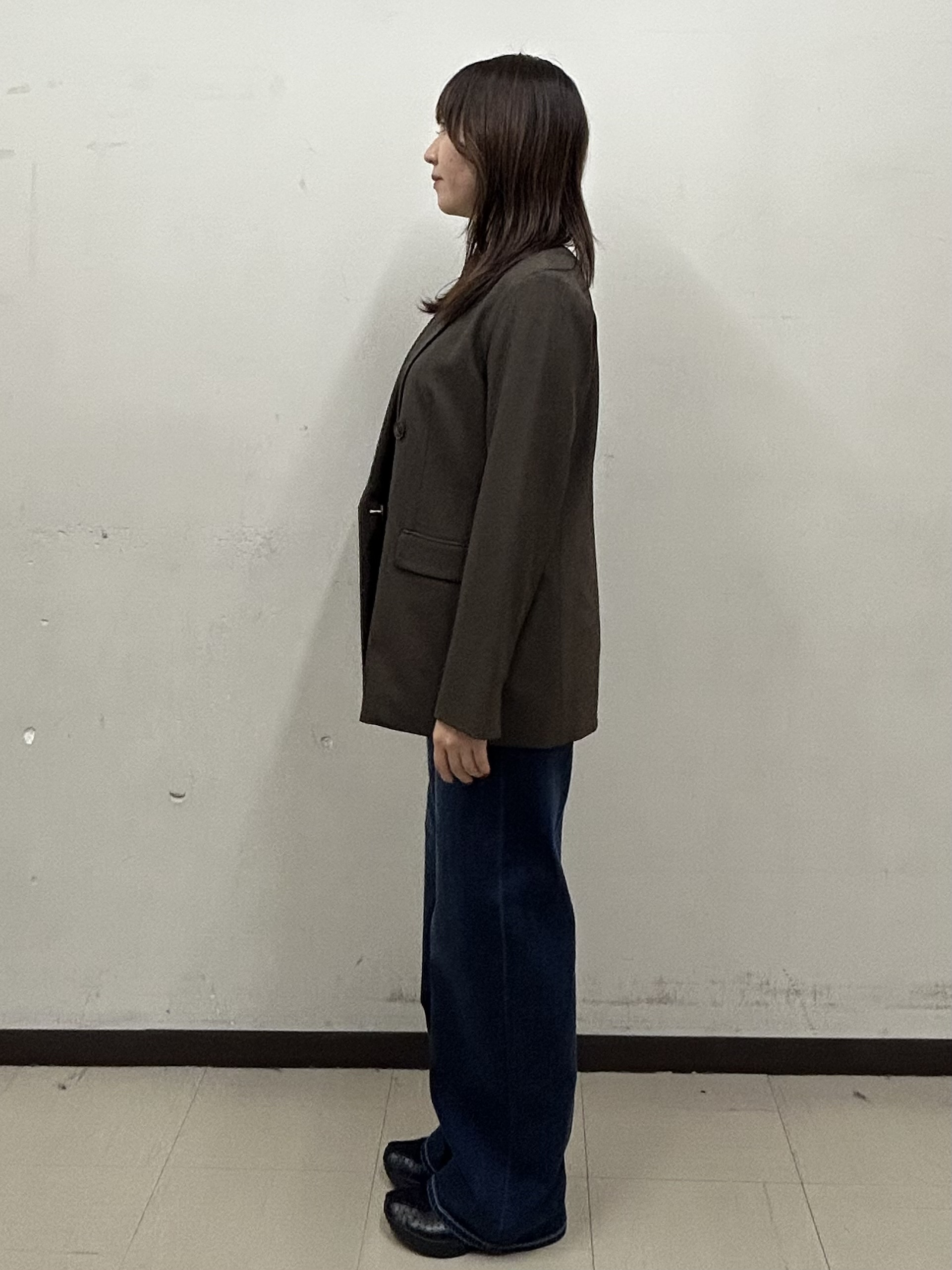noeさんの「INDIVI｜【洗濯機OK／ストレッチ◎】秋はじめのダブルジャケット」を使ったコーディネート
